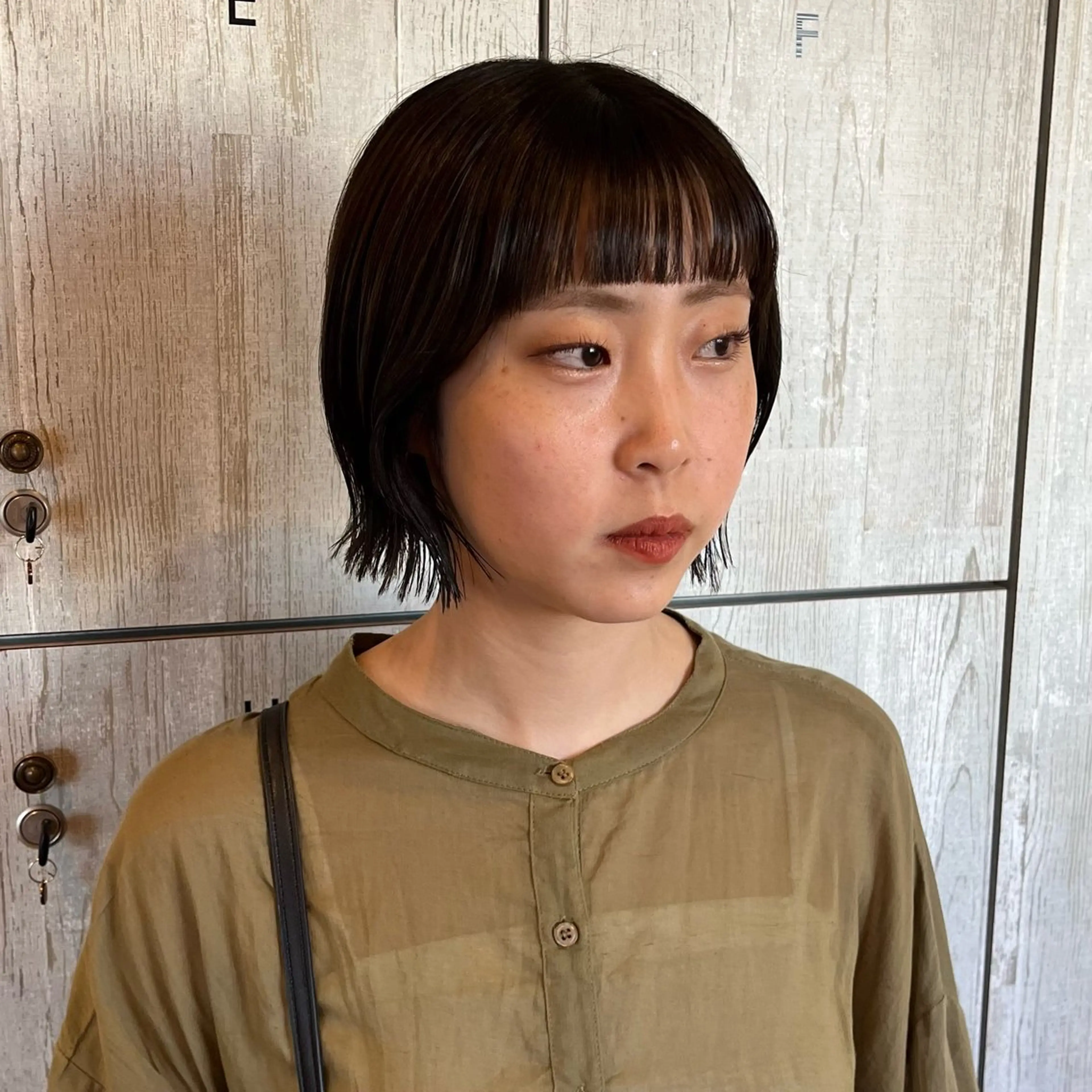 ミディアム カット 柔らかいcolor ￤韓国￤🩰マユ🩰のヘアスタイル