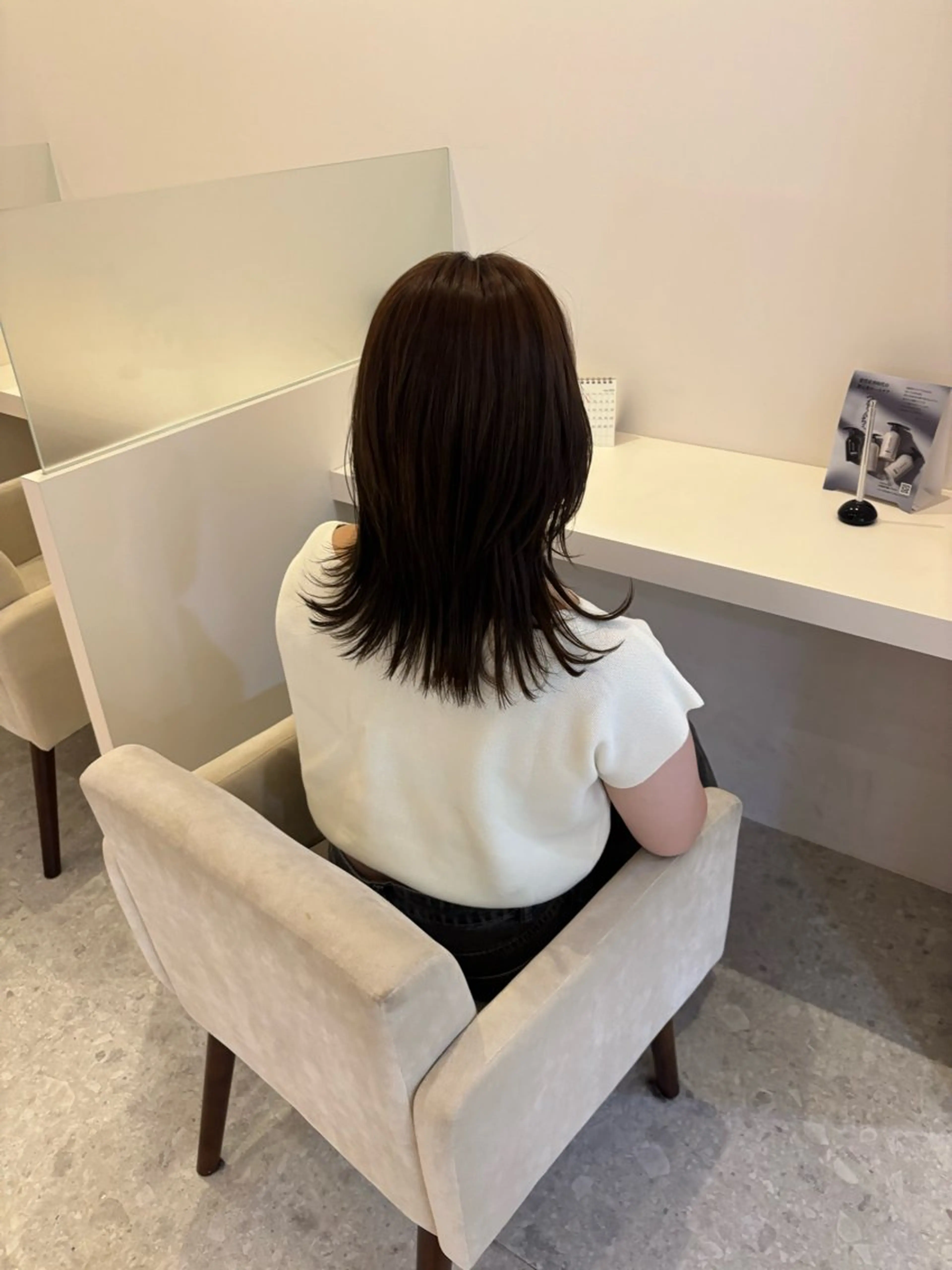 セミロング カット ヘアカラー トリートメント ヘッドスパ AVANCE.江坂所属・長岡 明音のヘアスタイル