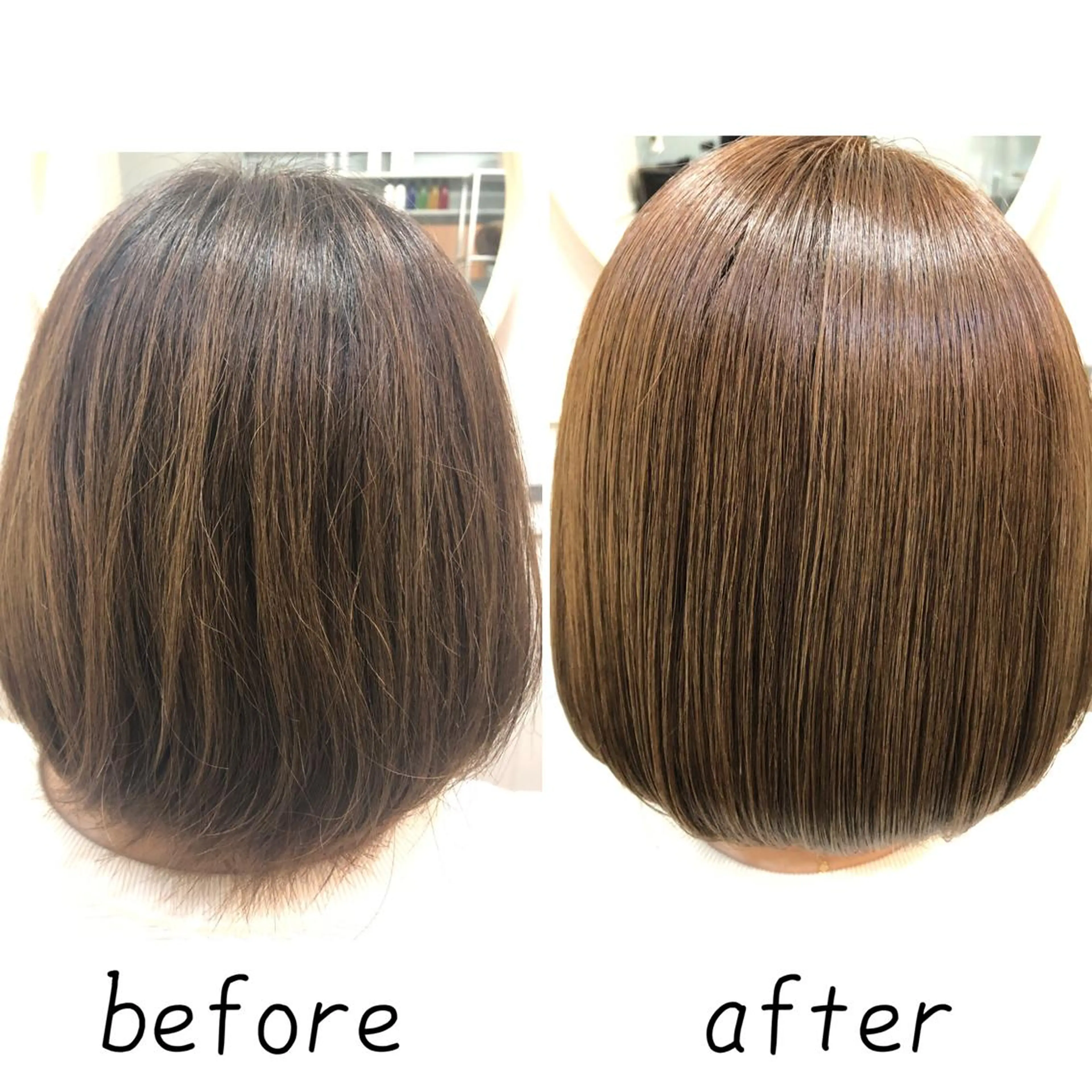 ショート カット 縮毛矯正 トリートメント ✨髪質改善Less✨ シバタのヘアスタイル