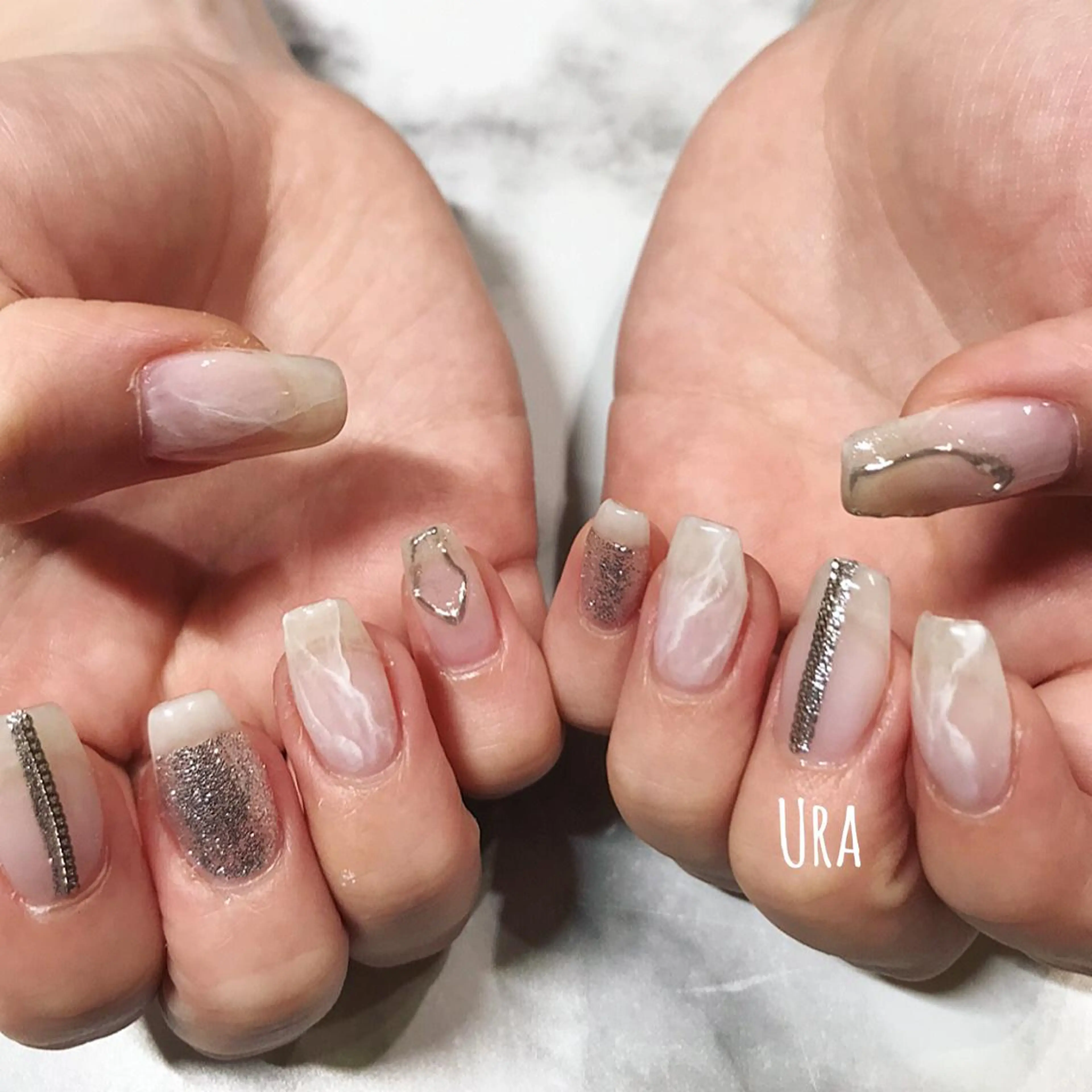 ネイル ハンドネイル UrakoNail 《nail》のネイルデザイン