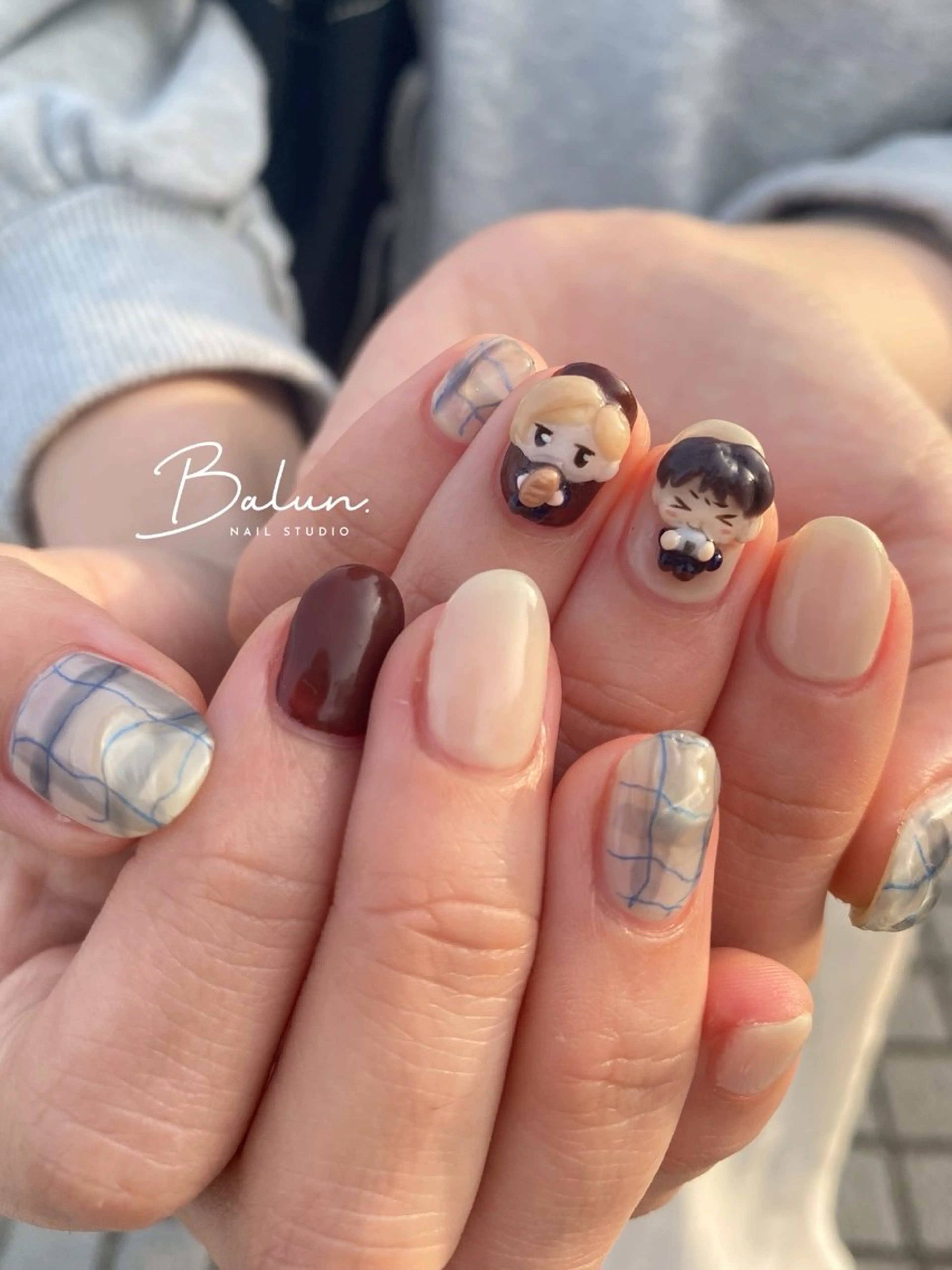 🎀3D推し活パーツネイルモデル募集💖推しが指にいる生活☝🏻の写真