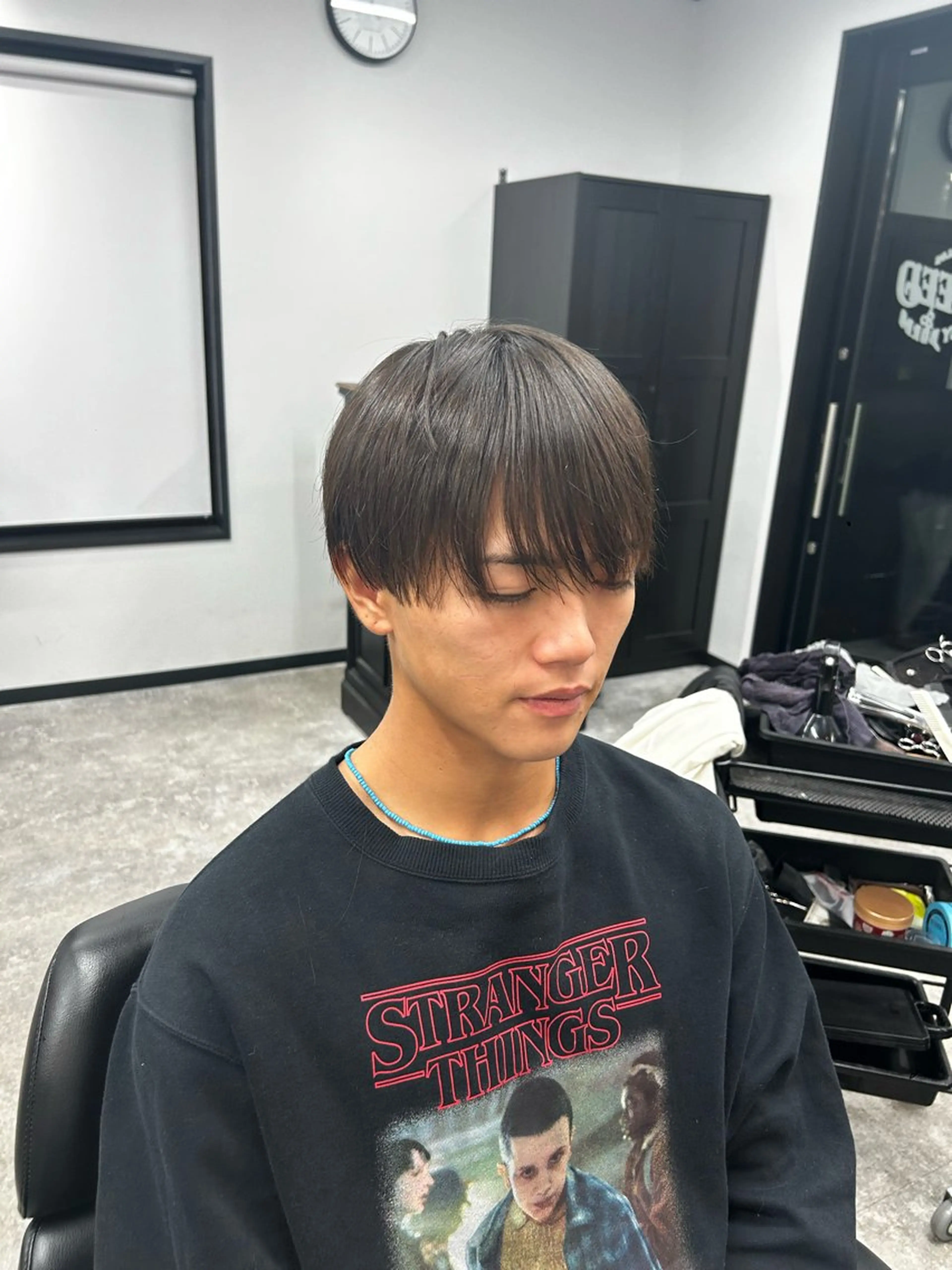 メンズ マッシュ シースルーマッシュ カット メンズカット/ メンズパーマ/佐藤のヘアスタイル