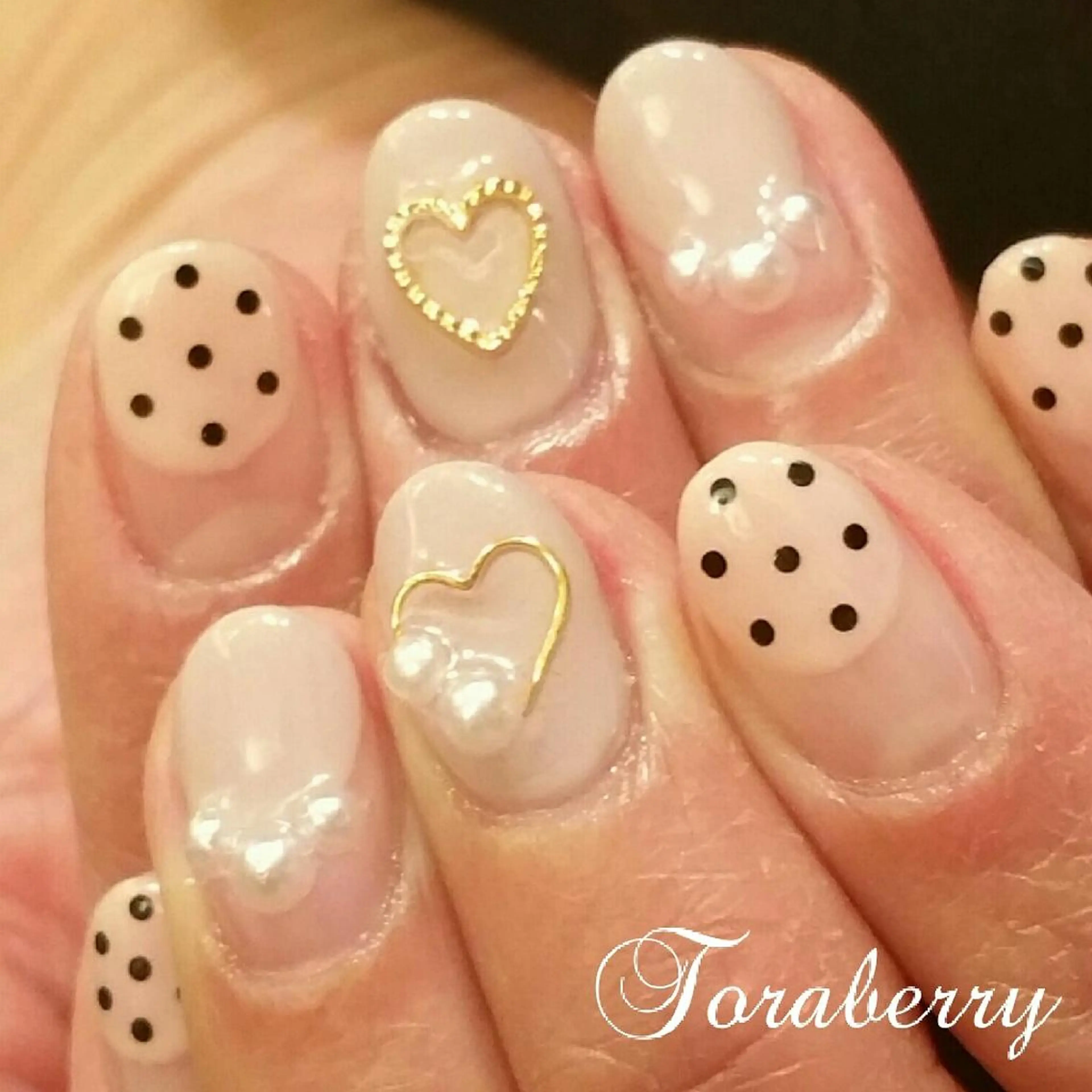 ネイル バレンタイン ハンドネイル ネイリスト なつみのネイルデザイン