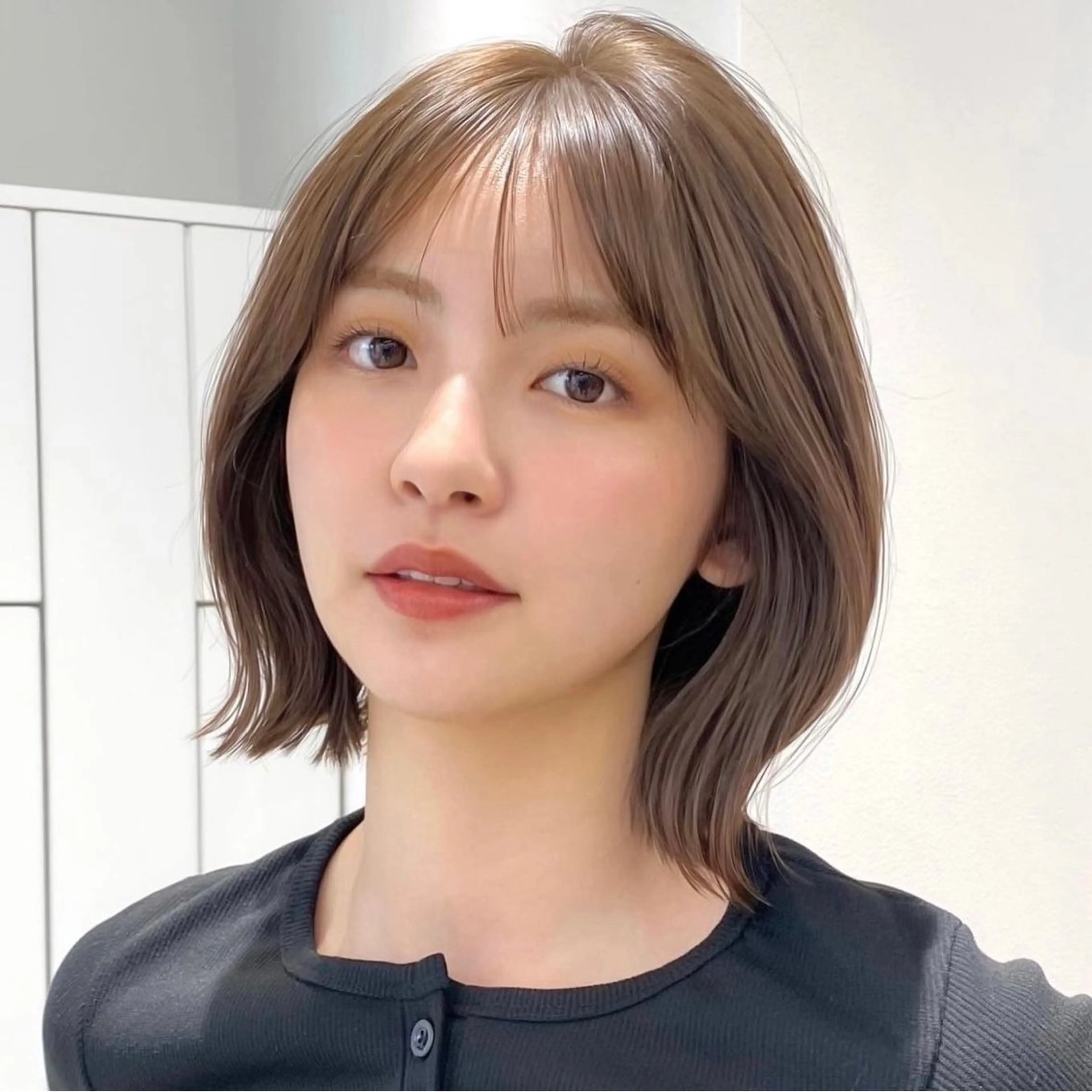 ショート カラー ボブ Haruna / 透明感カラー🌙のヘアスタイル