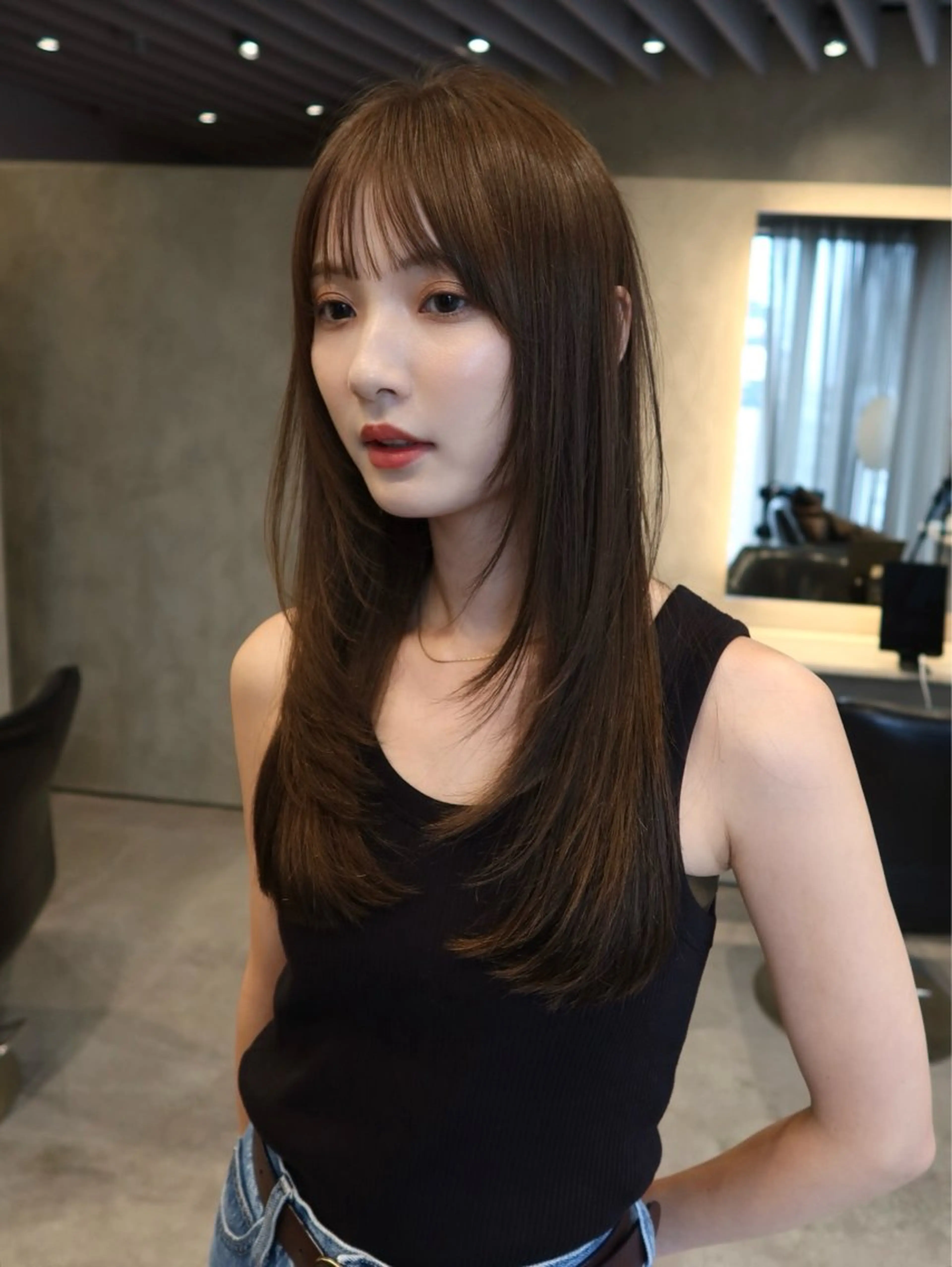 ロング レイヤーカット LEANE THE TOKYO所属・大人レイヤー 🍃外苑前/荒谷進介のヘアスタイル