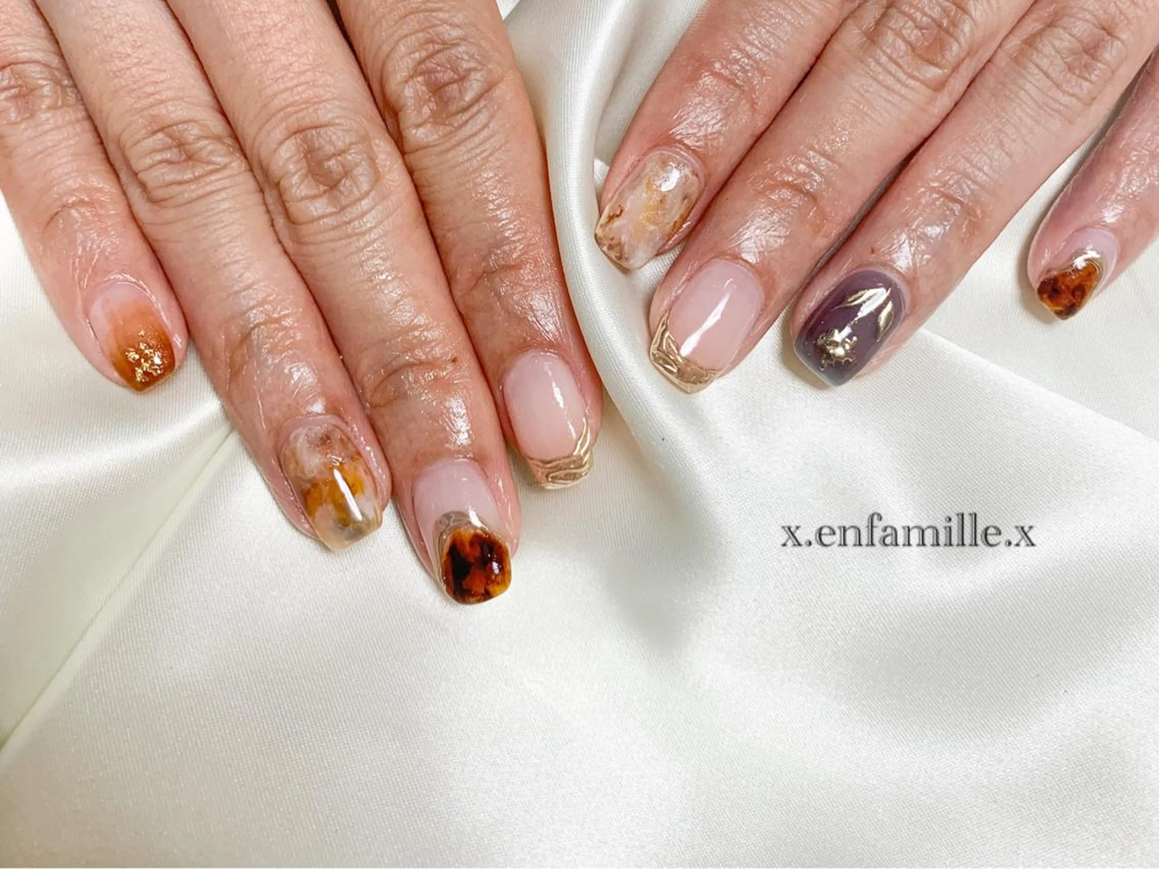 ネイル ハンドネイル nail salon en familleのネイルデザイン