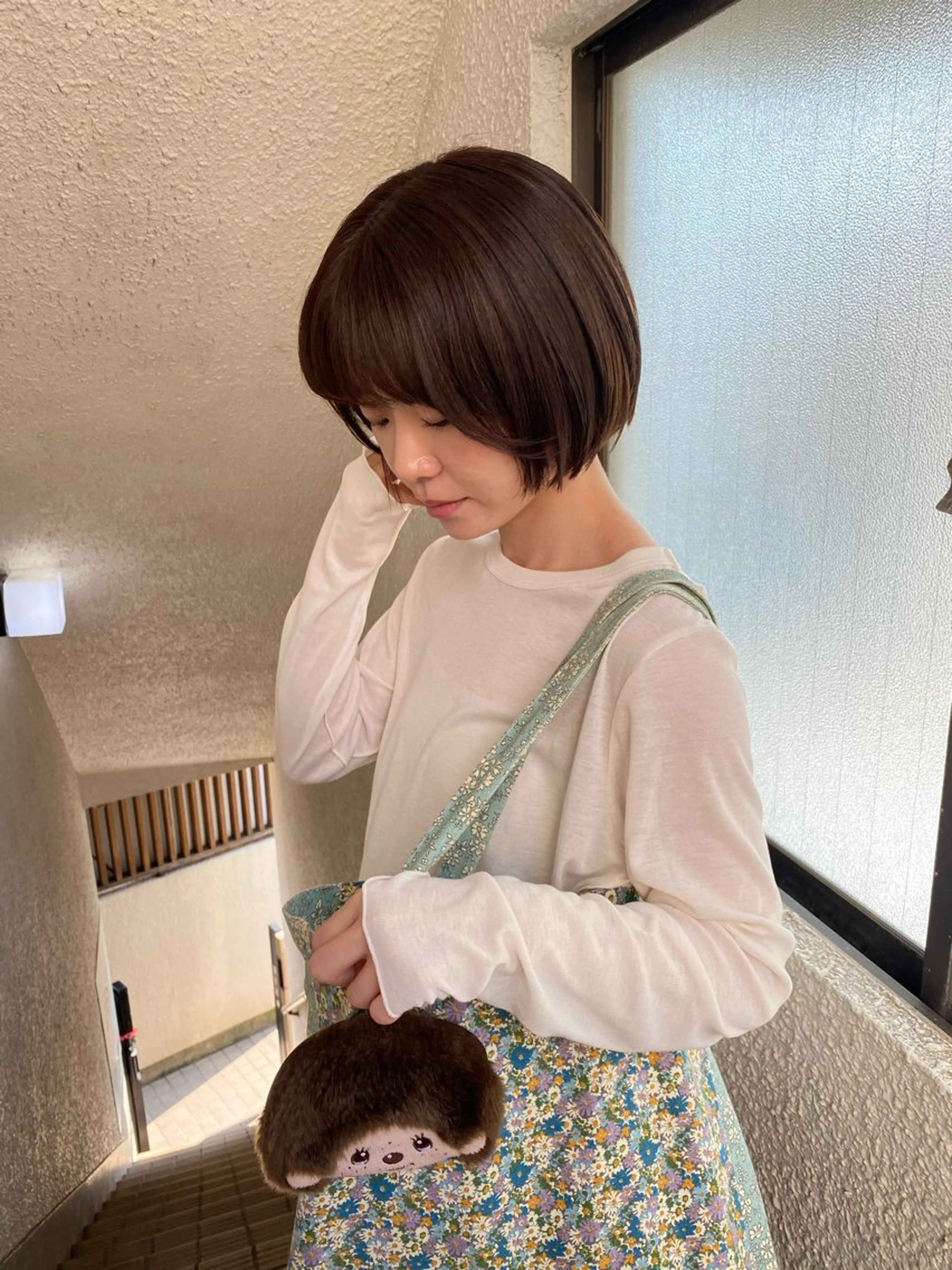ショート カラー カット ヘアカラー カット／透明感カラー /Cocomi🎨のヘアスタイル