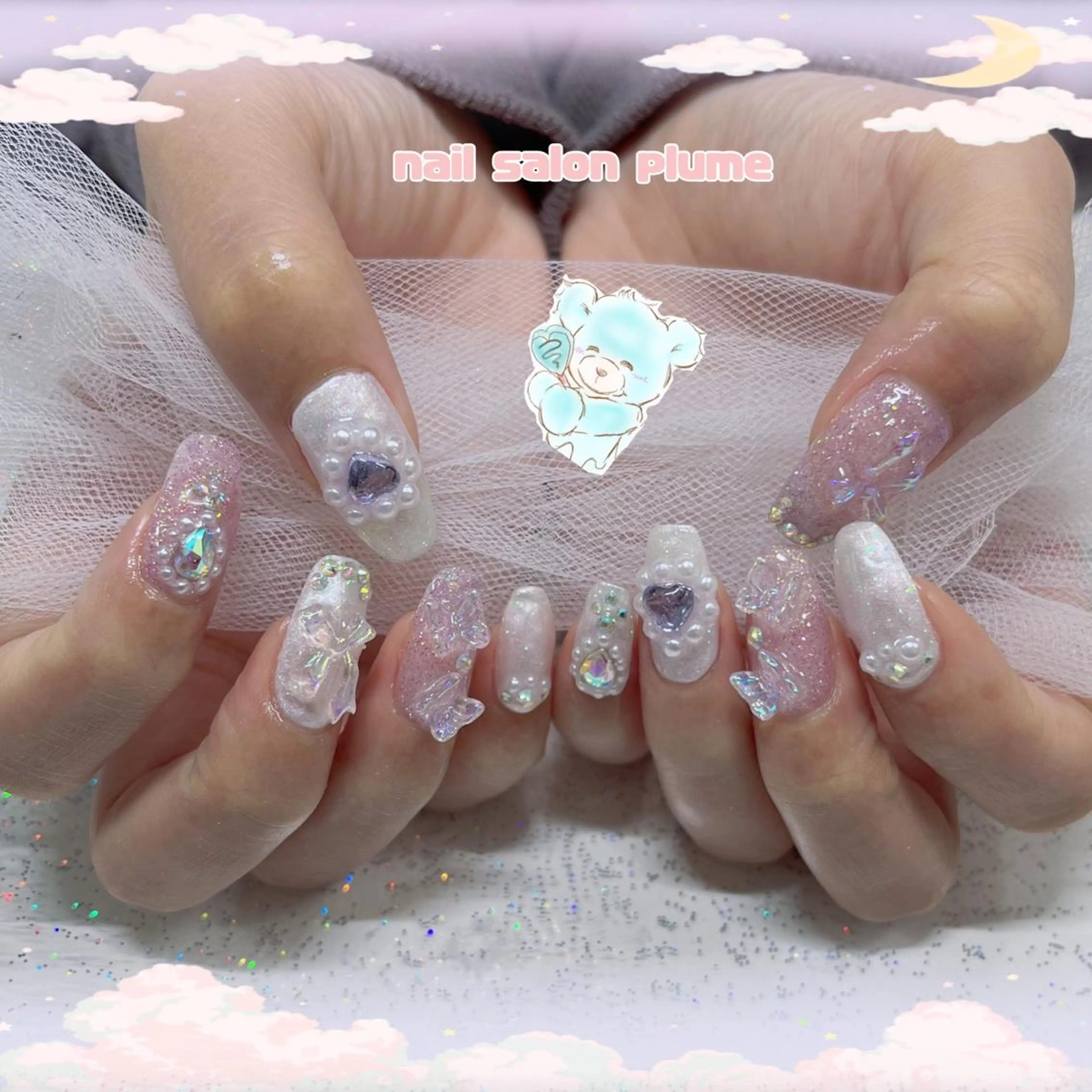 ネイル ハンドネイル plume nail ☆韓国ネイルのネイルデザイン