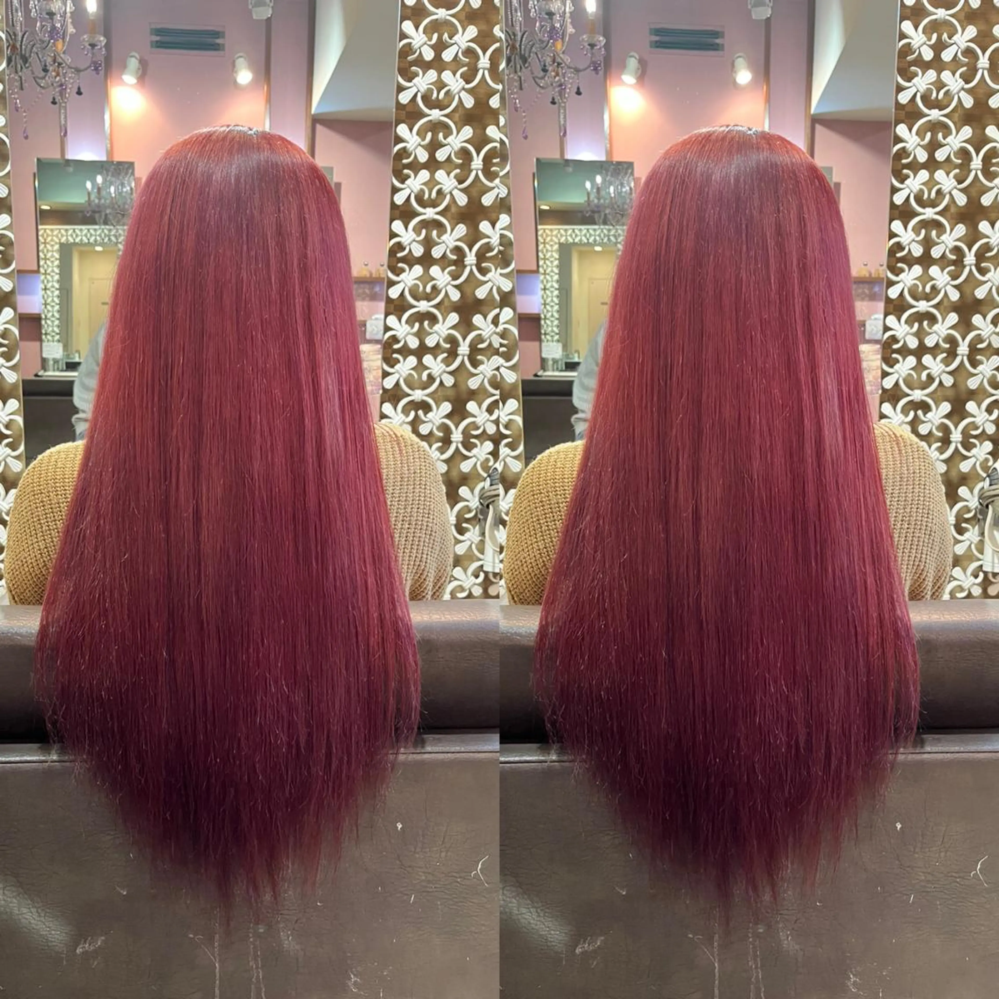 ロング カラー ヘアカラー トリートメント 髪質改善･縮毛矯正 特化･ユウシンのヘアスタイル