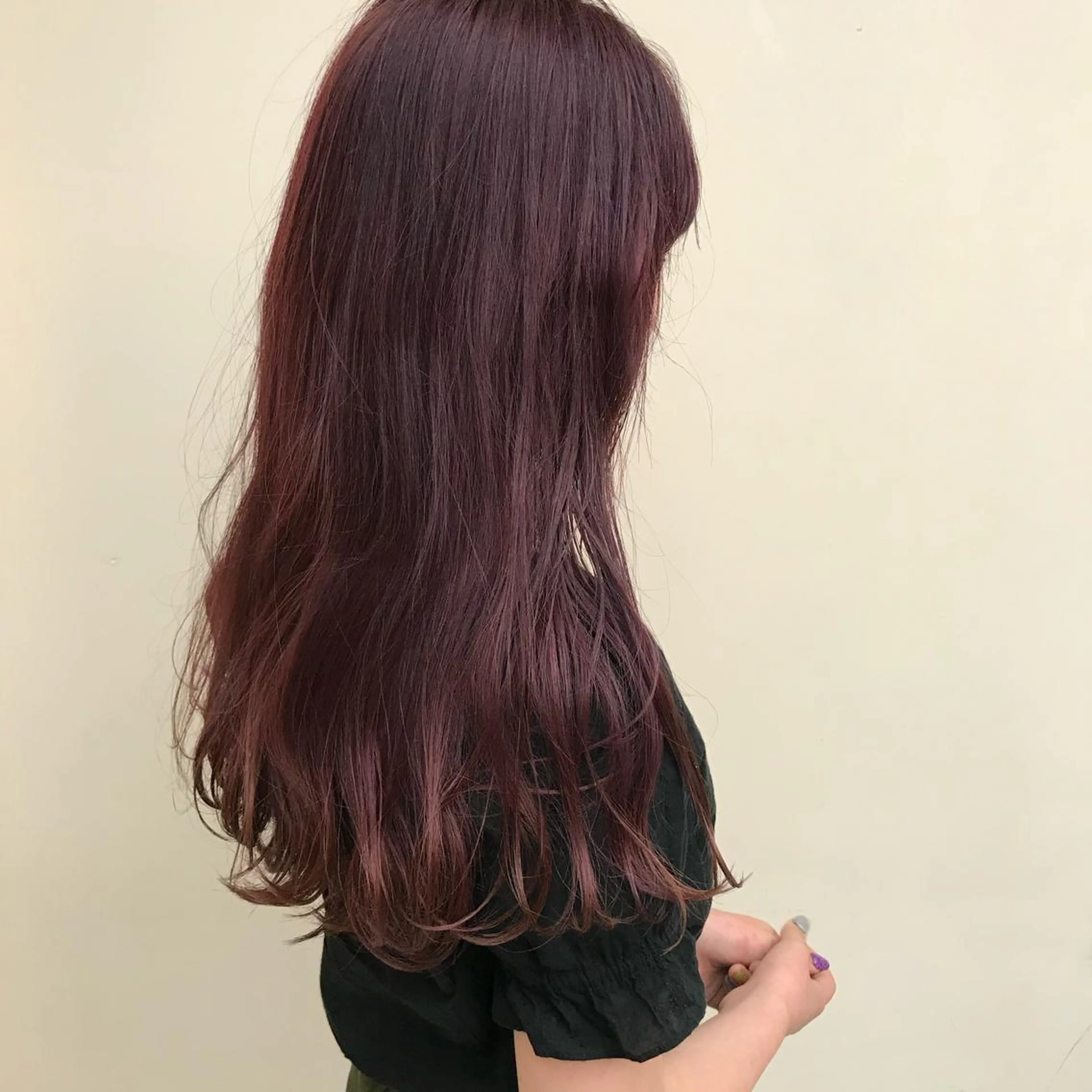 カラー ブリーチ ケアブリーチ ダブルカラー イヤリングカラー ハイライトカラー ulu名古屋栄所属・落合しほ/韓国ヘア/ 髪質改善/縮毛矯正のヘアスタイル