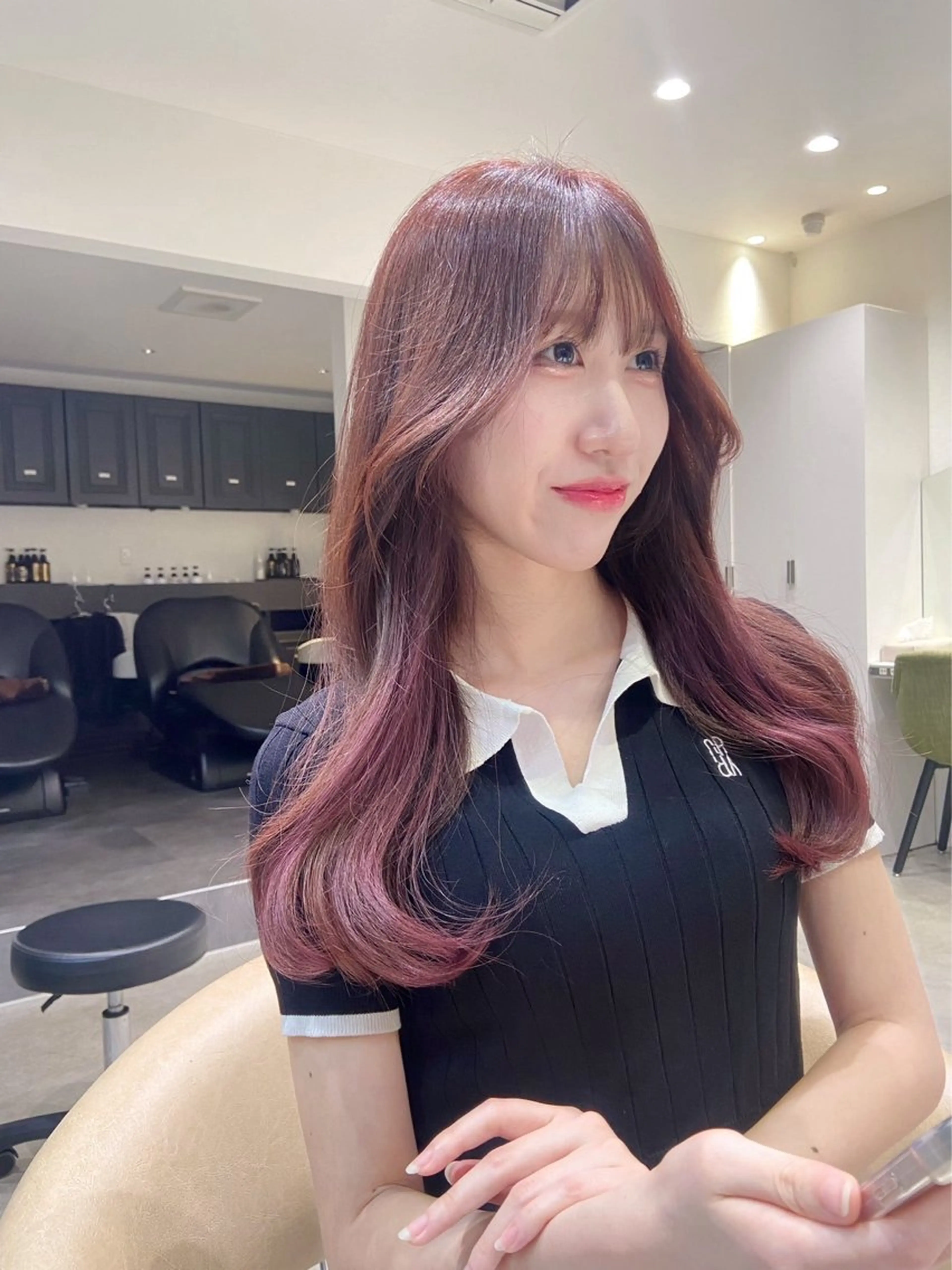 ロング Londnaitre MAHOのヘアスタイル