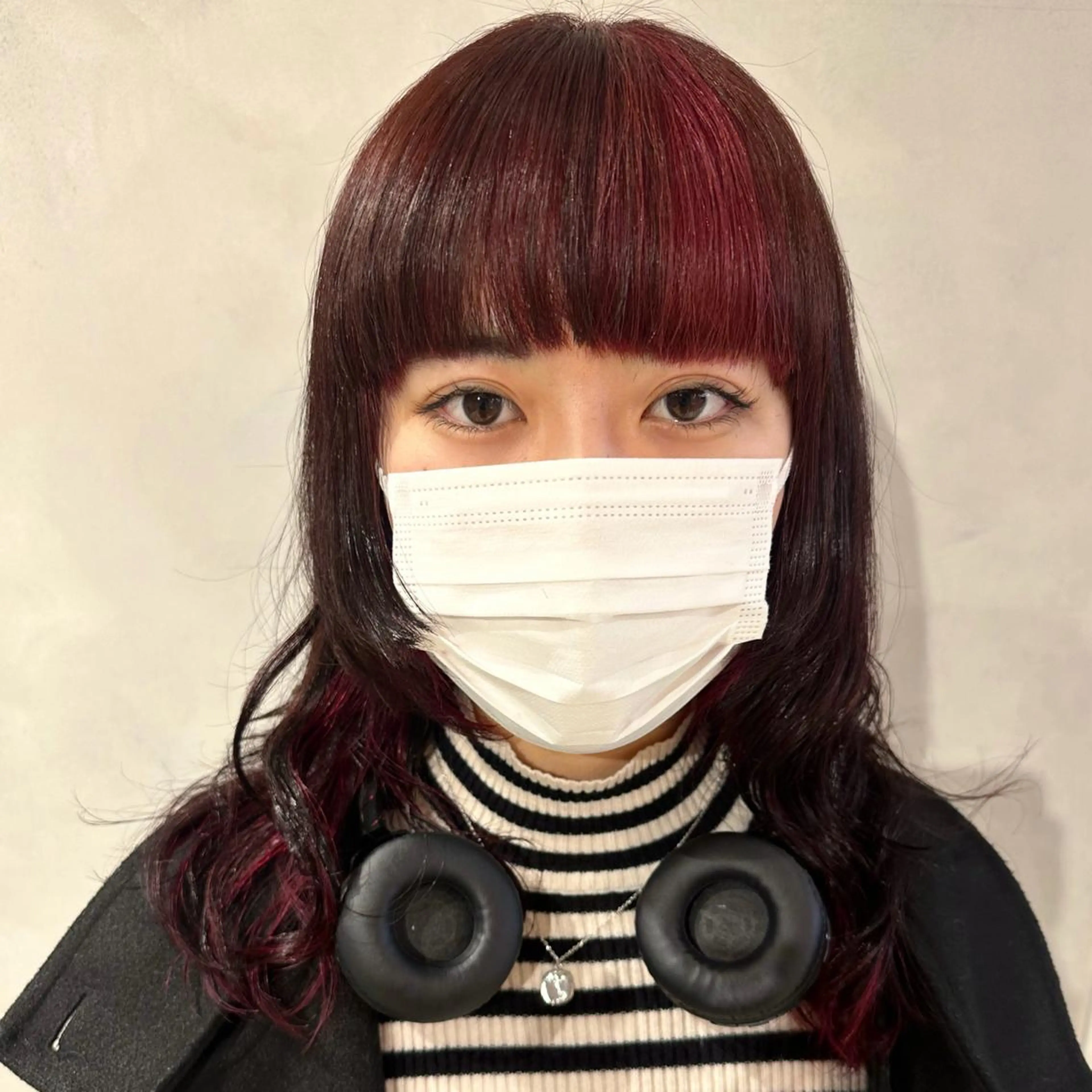 ミディアム カラー ヘアカラー トリートメント デザインカラー/パー マ🦖外岡咲希🦖のヘアスタイル