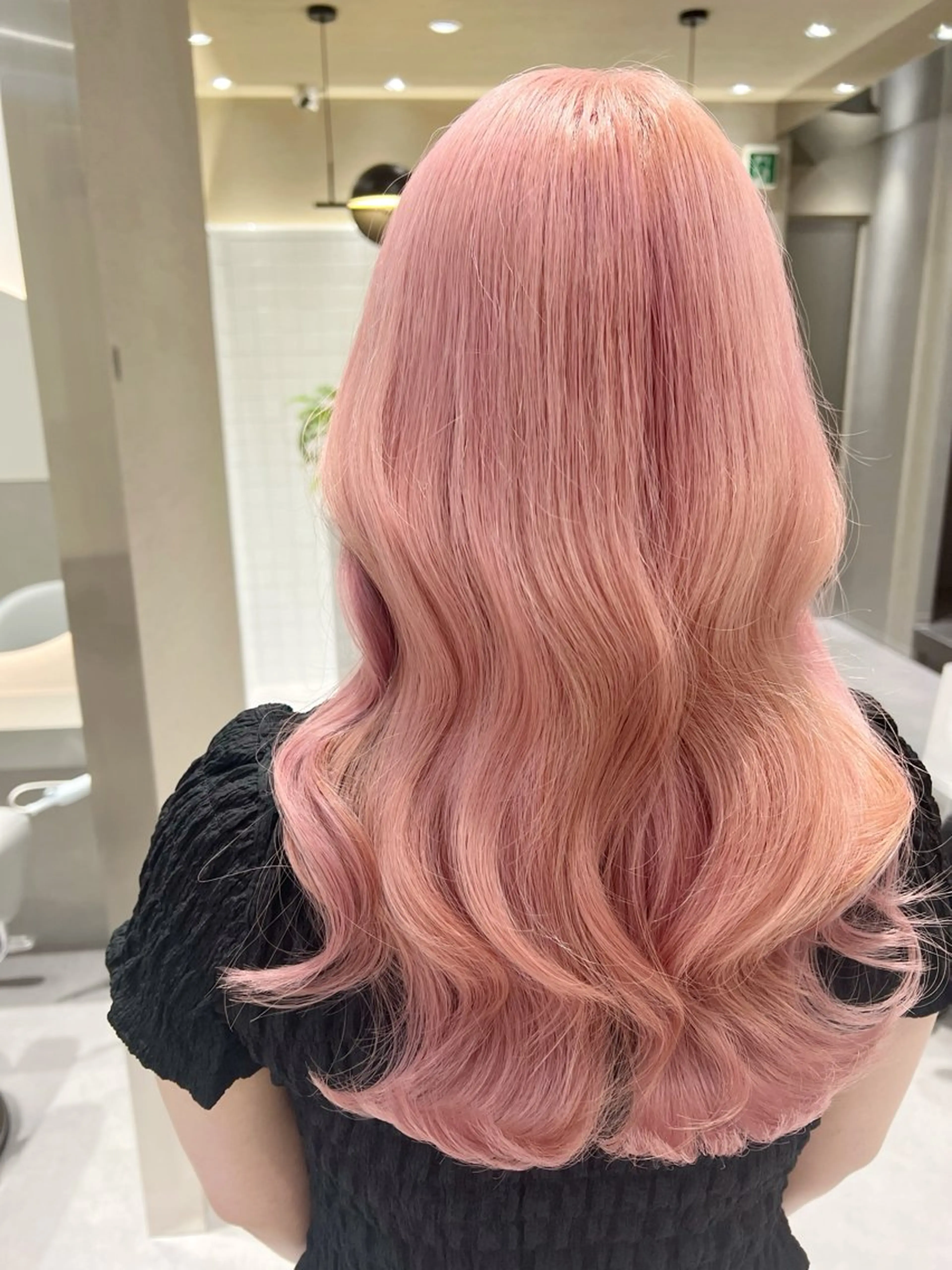 ロング カラー ヘアアレンジ ピンクカラー 髪質改善 トリートメント ヘアカラー トリートメント 新宿color🐝 AYAKA🌈💖のヘアスタイル