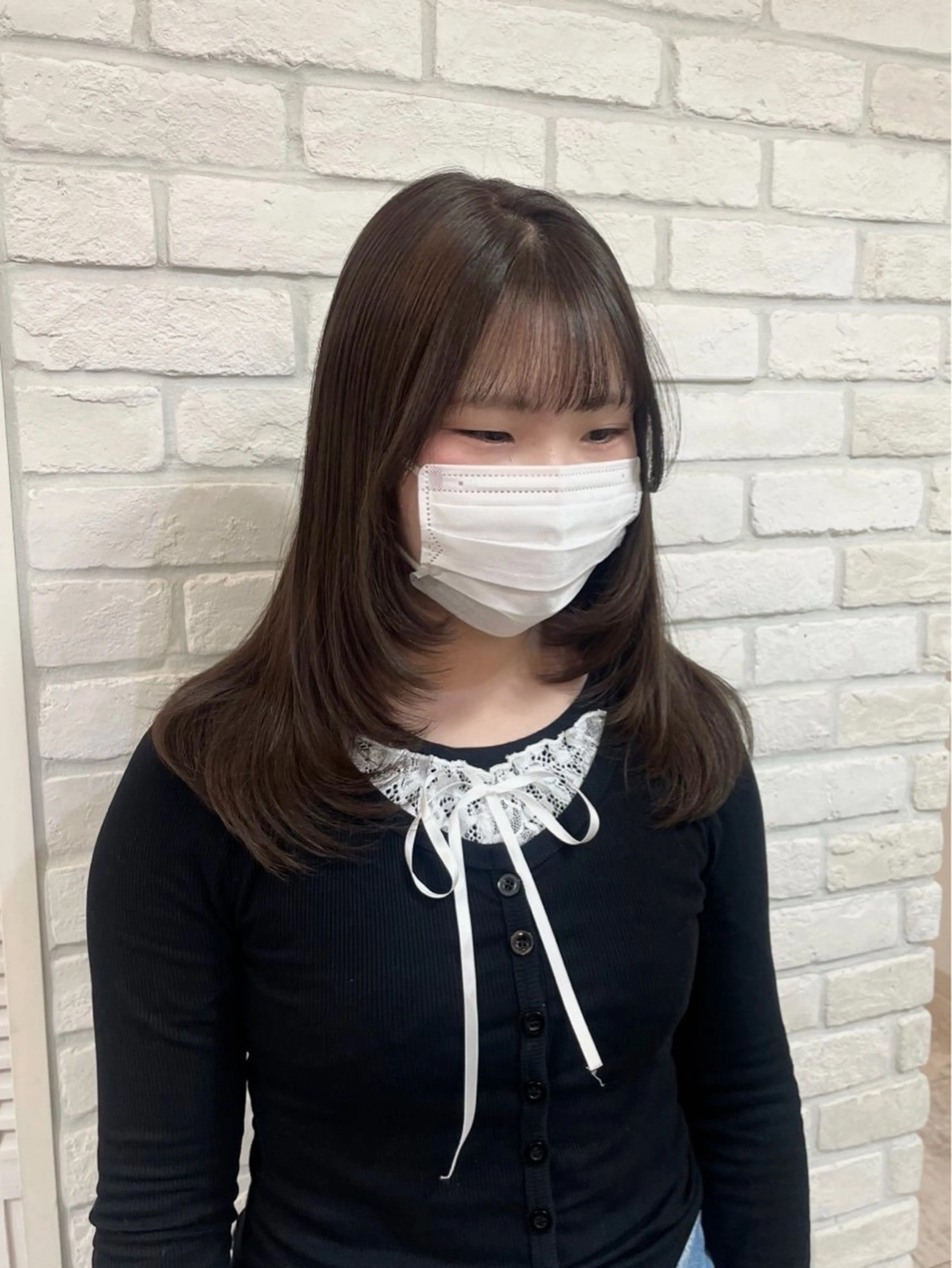 セミロング カラー カット ヘアカラー 🍒齋藤 澪🍒のヘアスタイル