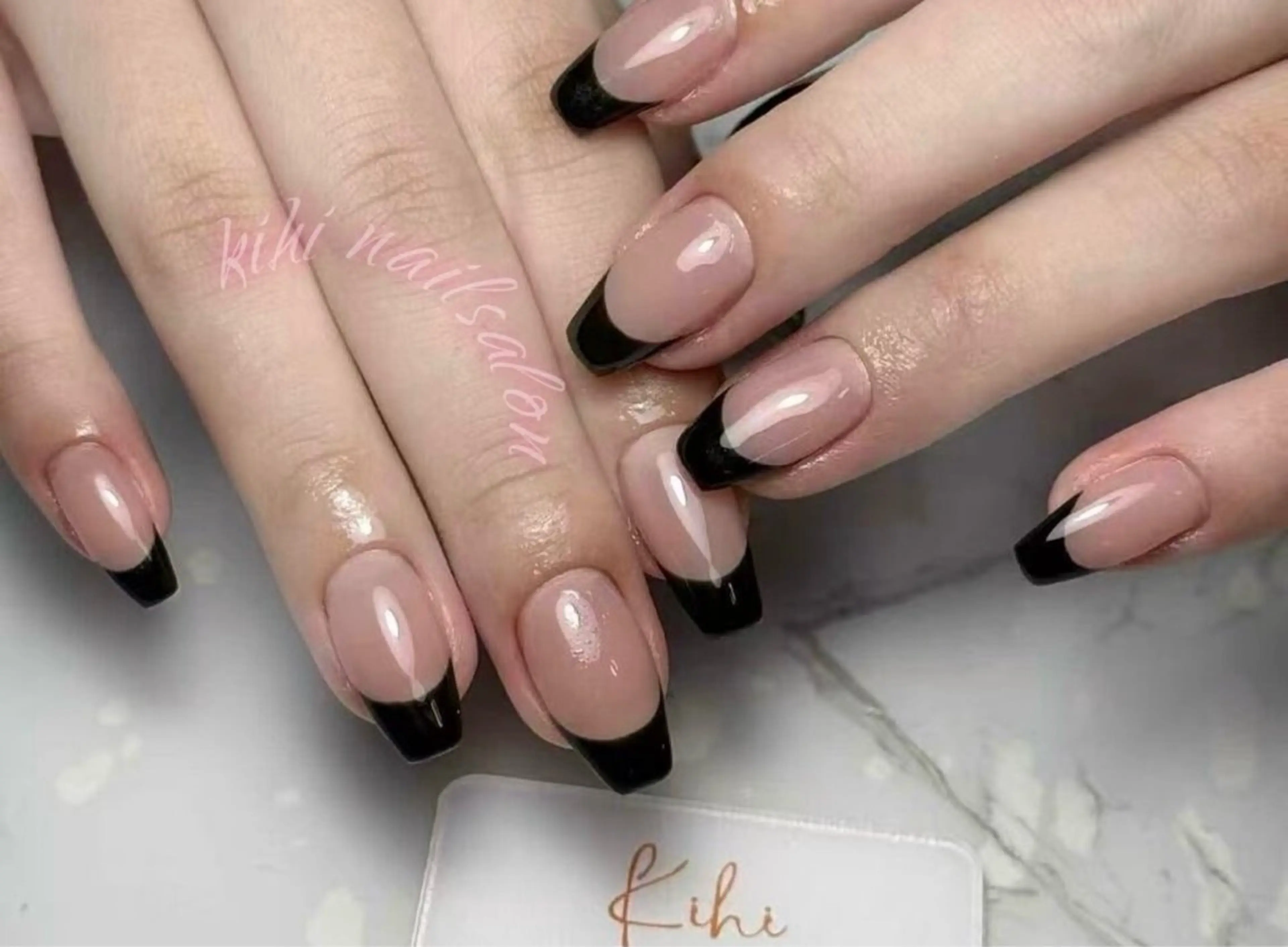 ネイル ハンドネイル ゆな 研修中のネイルデザイン