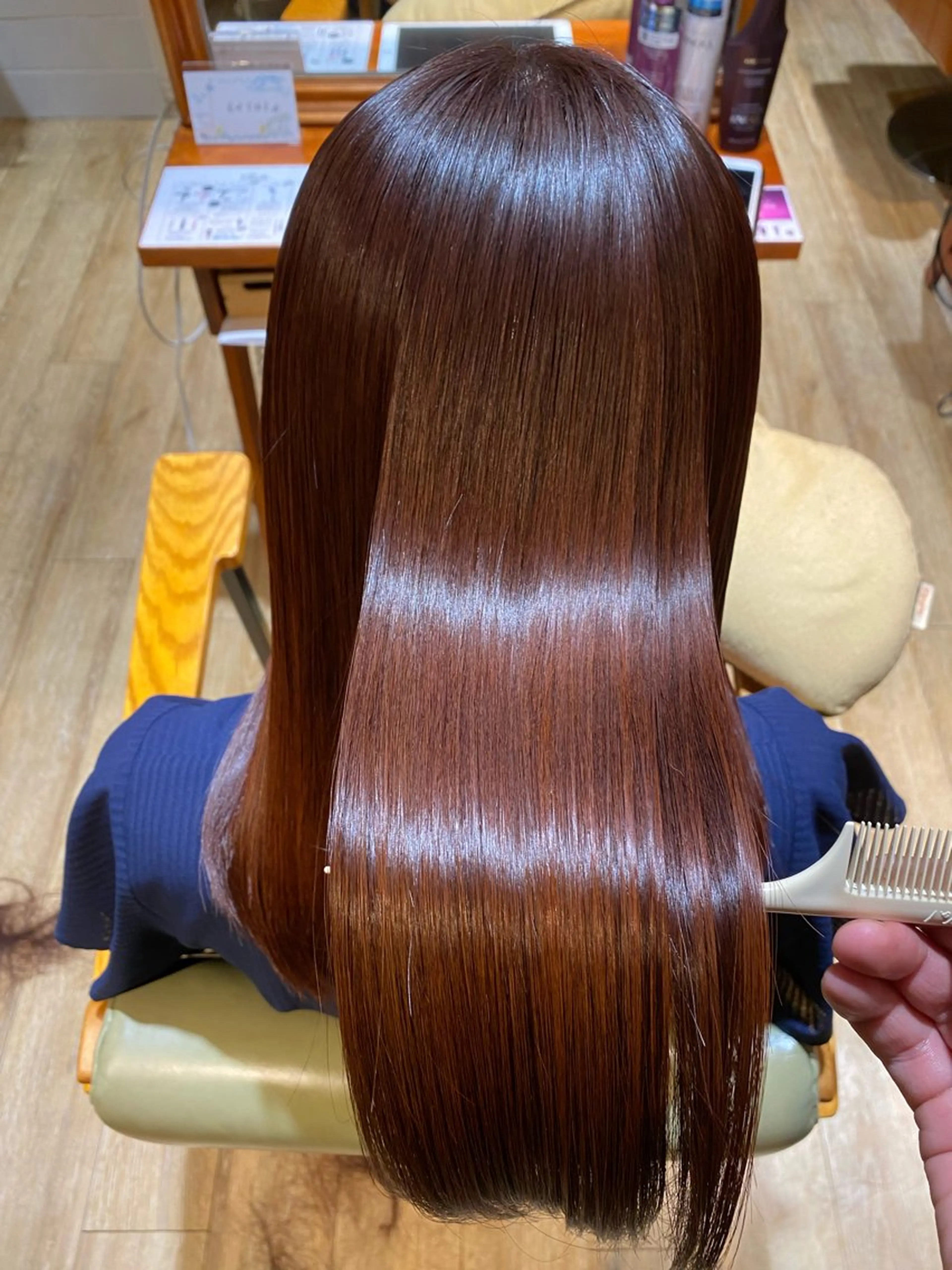 ロング カット ヘアカラー トリートメント ICON所属・艶美髪マスター 店長✂︎YUKKEのヘアスタイル