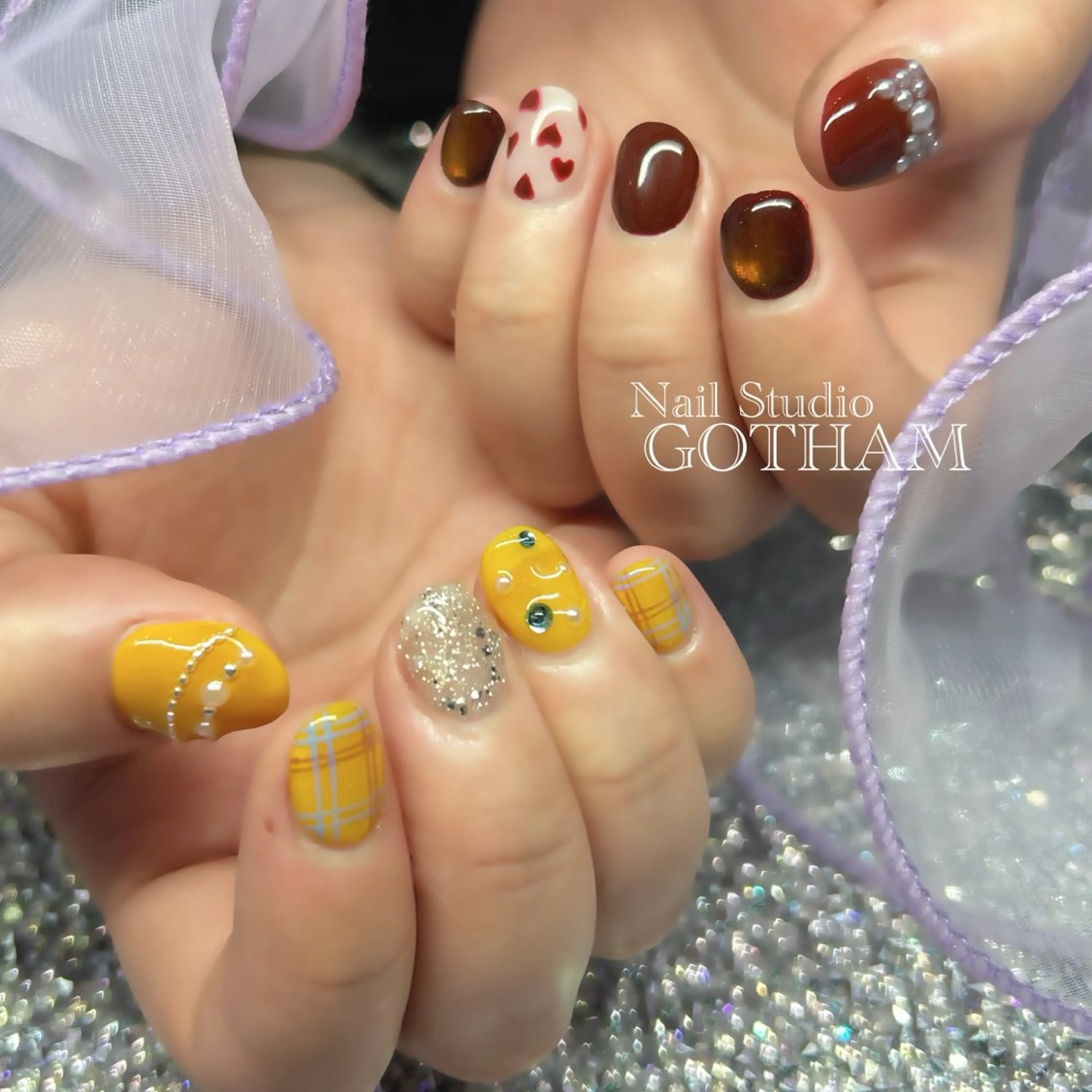 ネイル ハンドネイル Nail Studio GOTHAM所属・高円寺駅からすぐ🌈 ネイルGOTHAMのネイルデザイン