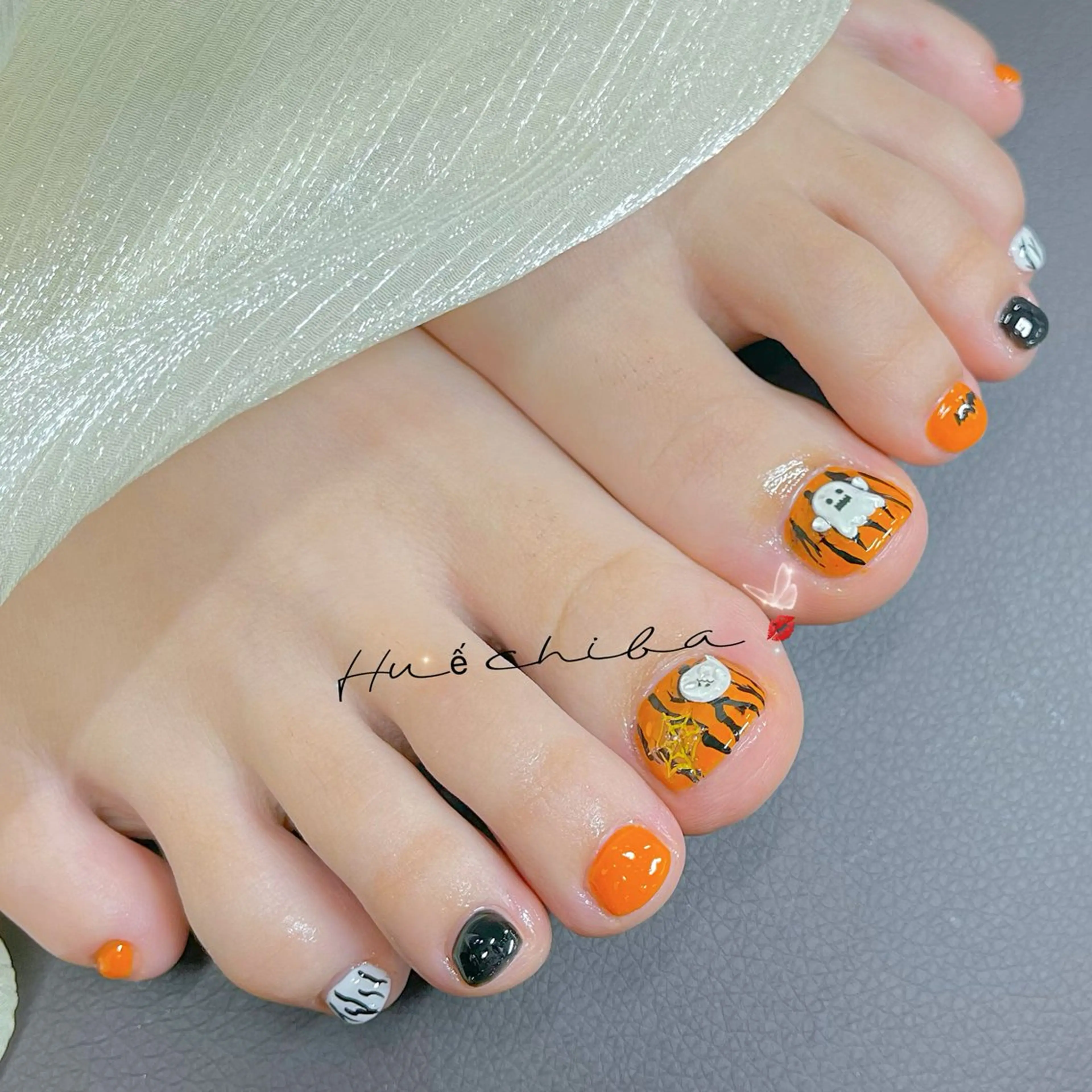 ネイル チークネイル フットネイル フレンチネイル グラデーション 韓国ネイル RibbonNail Staffのネイルデザイン