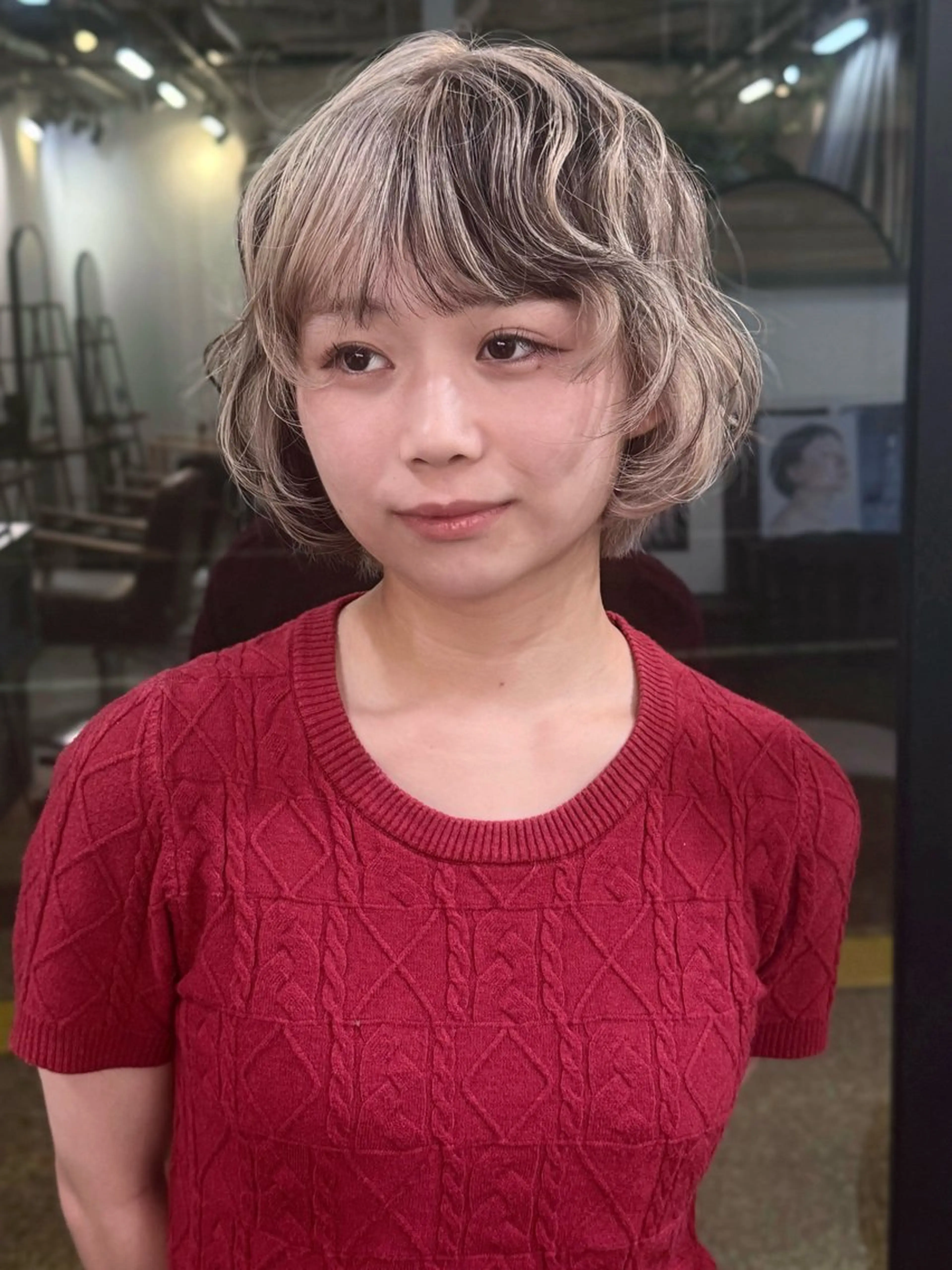 カラー 後藤 未奈のヘアスタイル