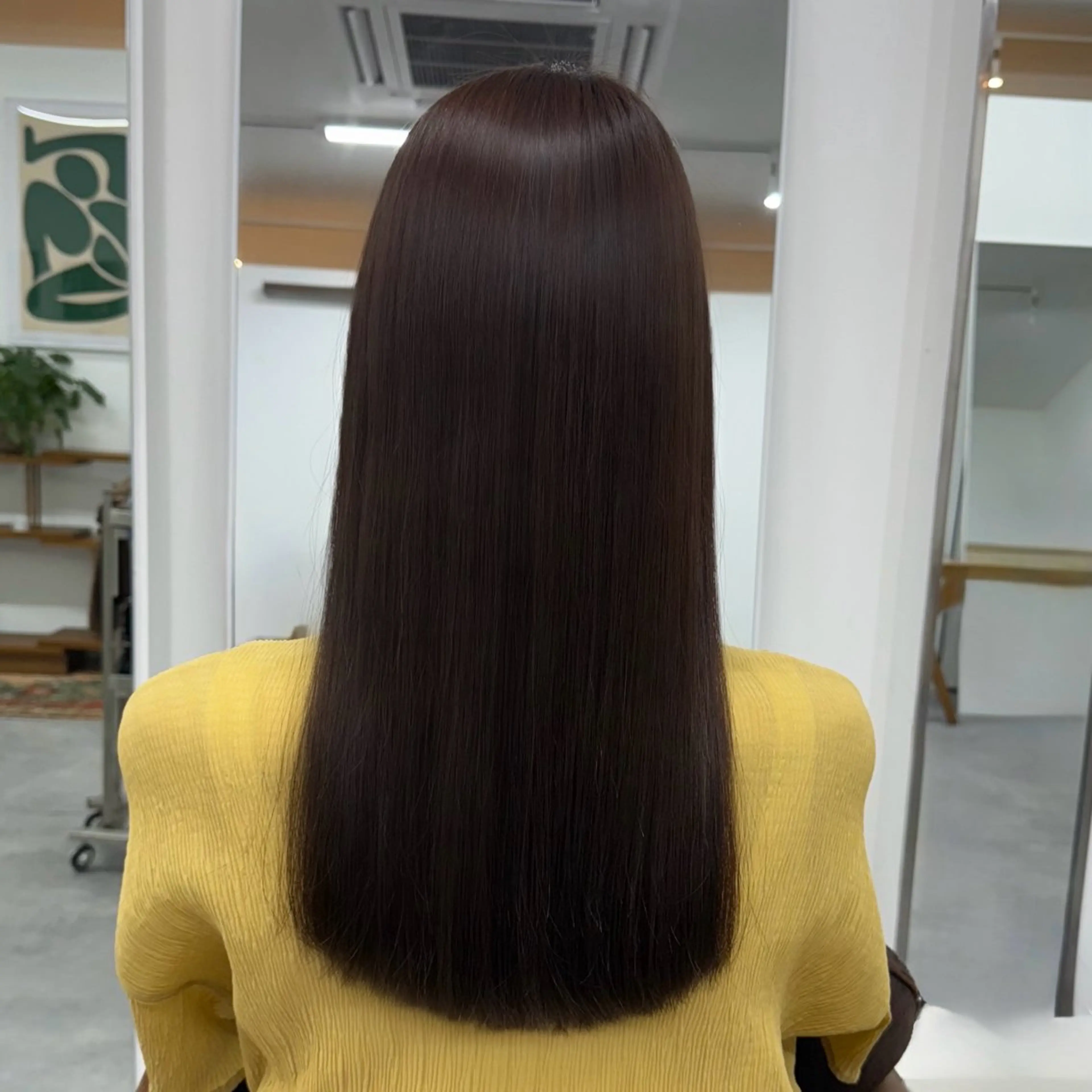 ロング 蔵田 唯のヘアスタイル