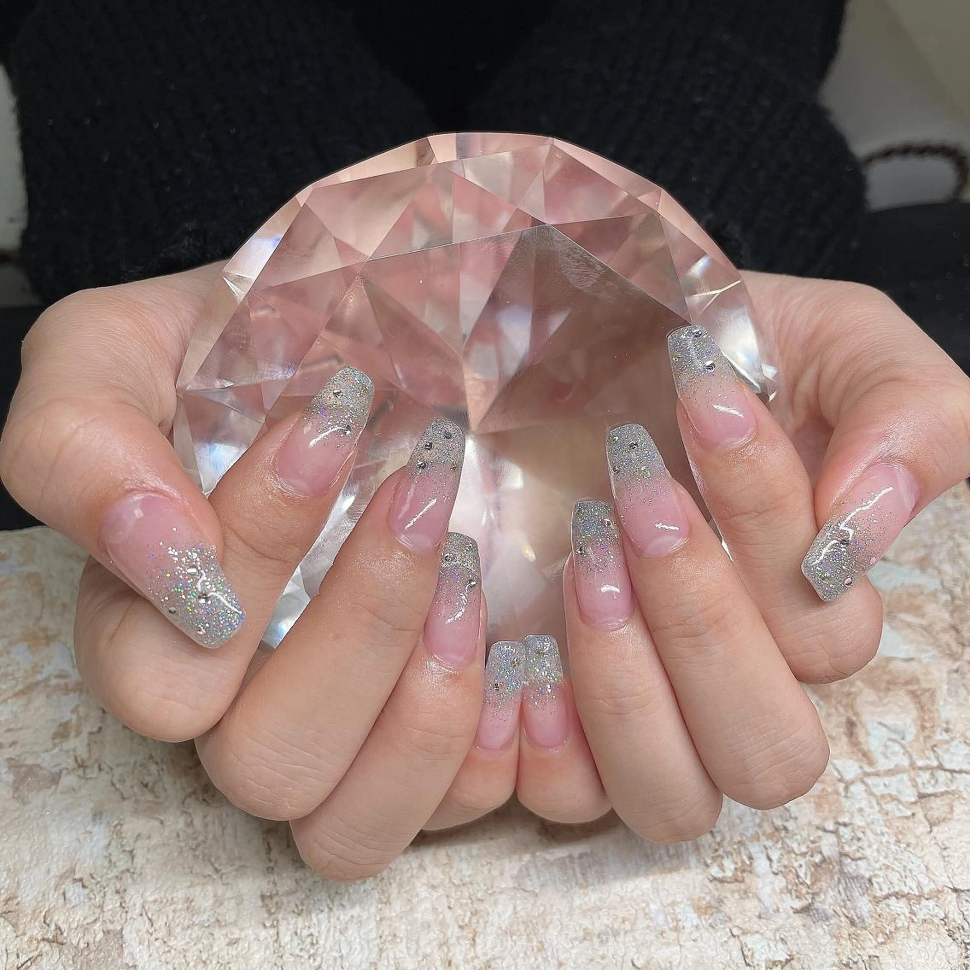 ネイル アートネイル フレンチネイル ジェルネイル グラデーション 韓国ネイル Nail room Bimano所属・Bimano seica♡+°のネイルデザイン