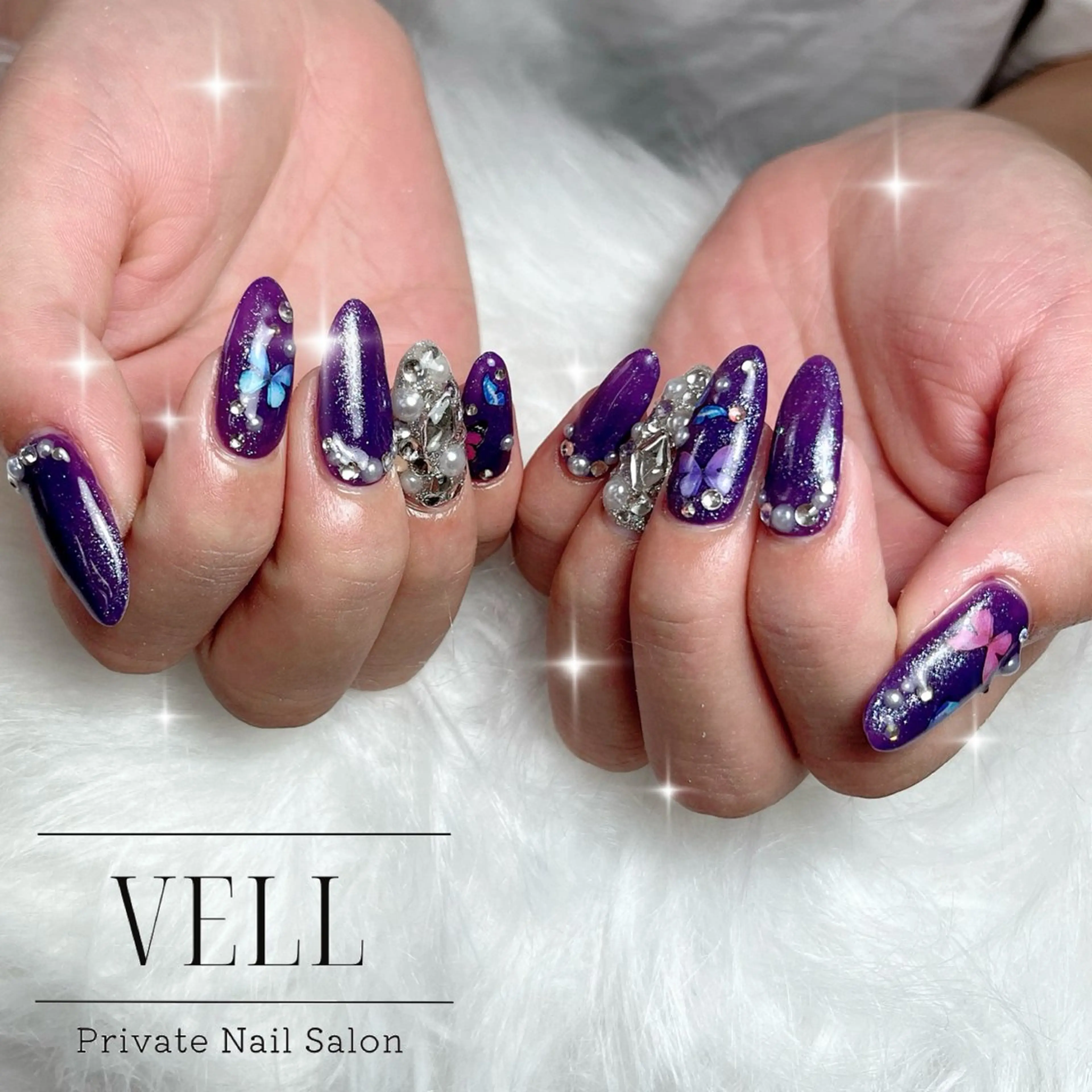 ネイル 持ち込み ハンドネイル ﾈｲﾙｻﾛﾝ Vellのネイルデザイン
