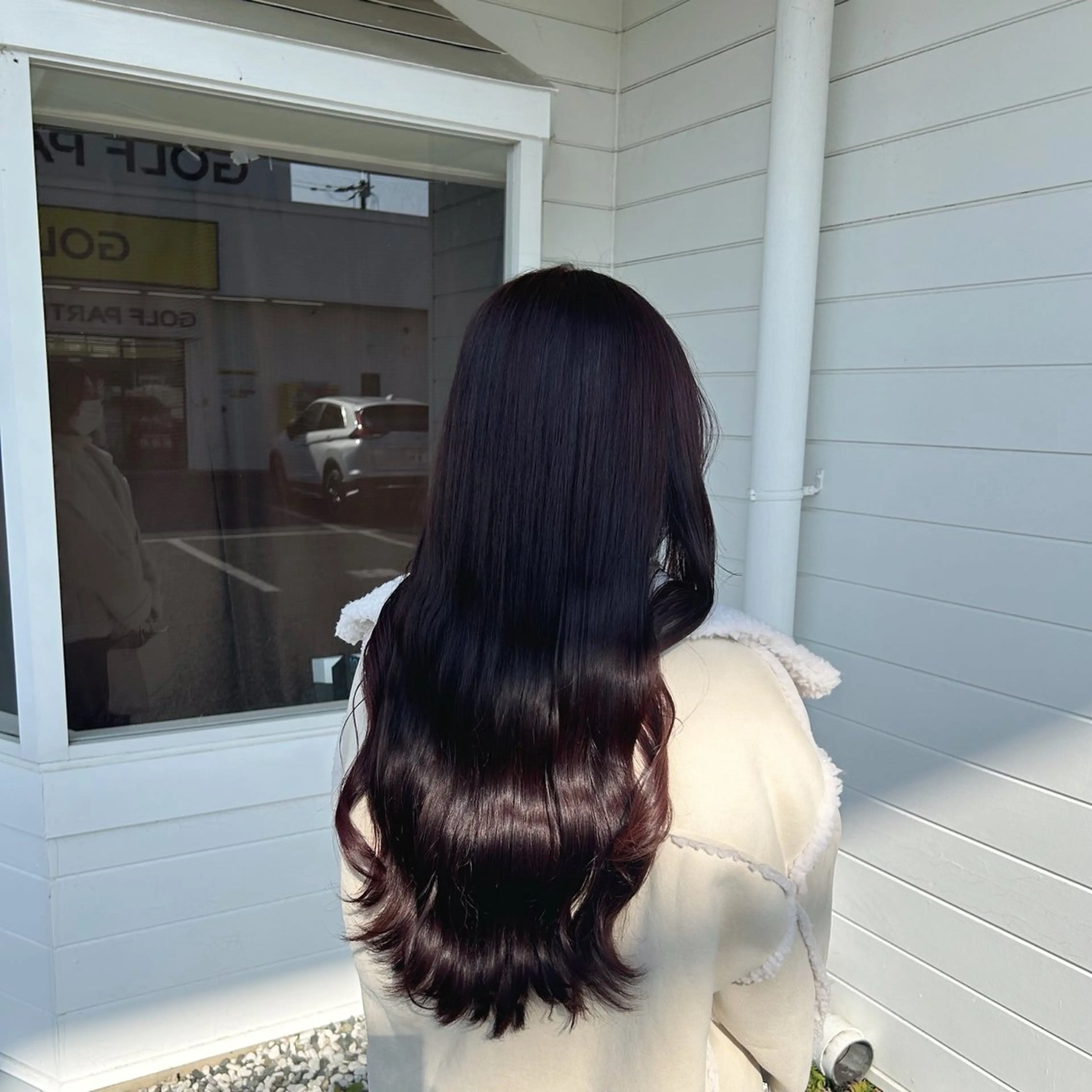 ロング カラー nakano amiのヘアスタイル