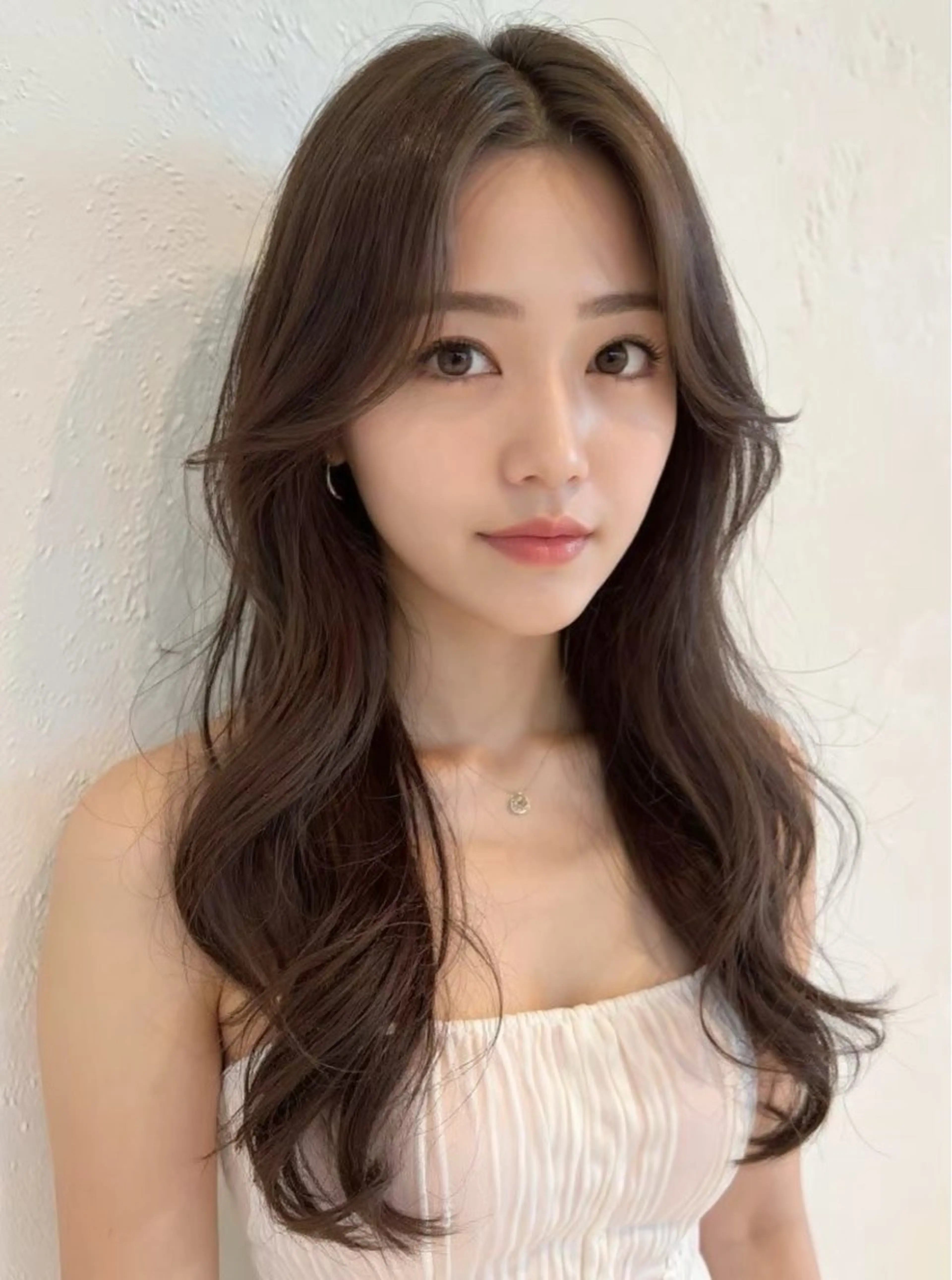 ミディアム カット ヘアカラー トリートメント VLOW nex the salon所属・韓国風/髪質改善/ ナガヤアキラのヘアスタイル