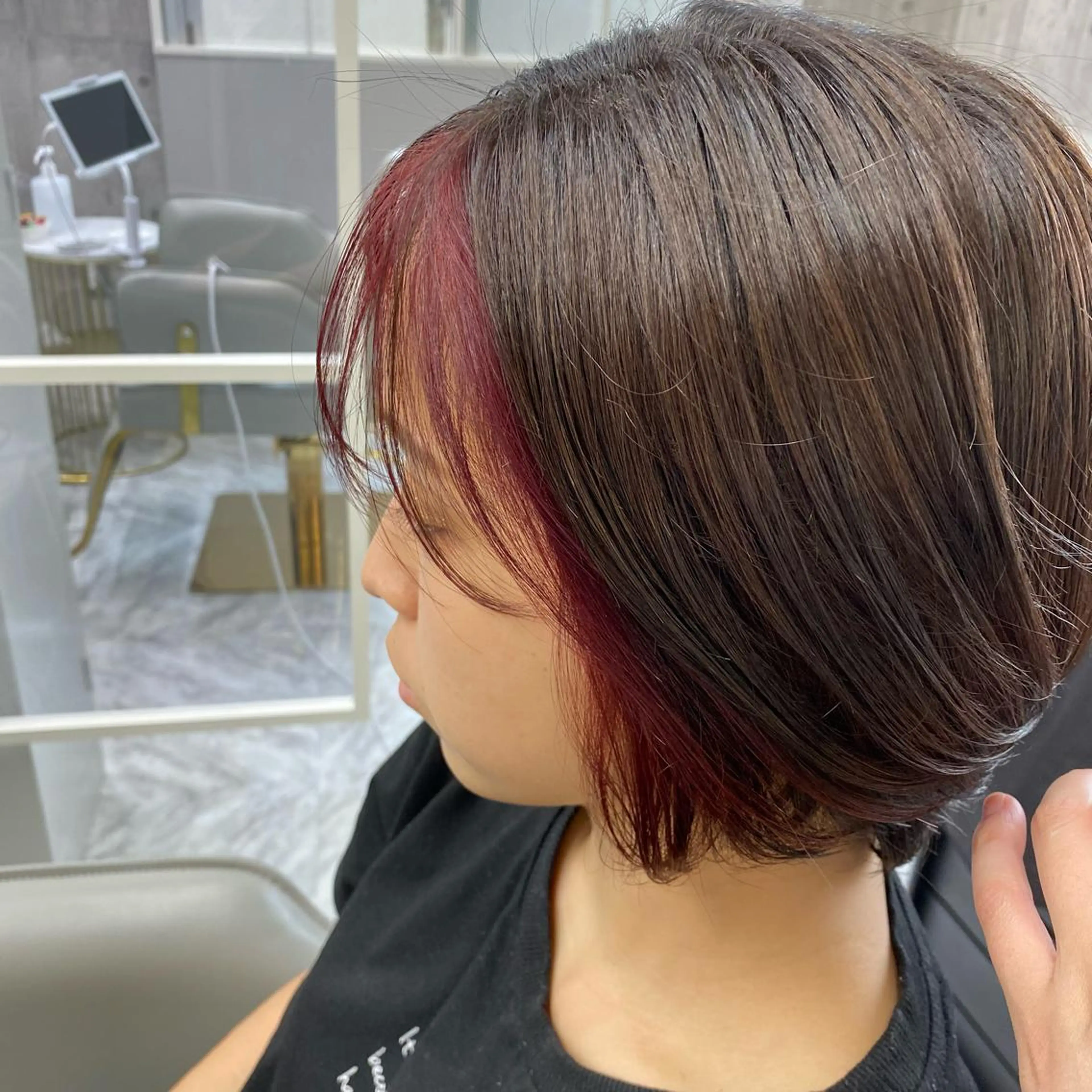 ショート カラー N/デザインカラー 🌿ナギのヘアスタイル