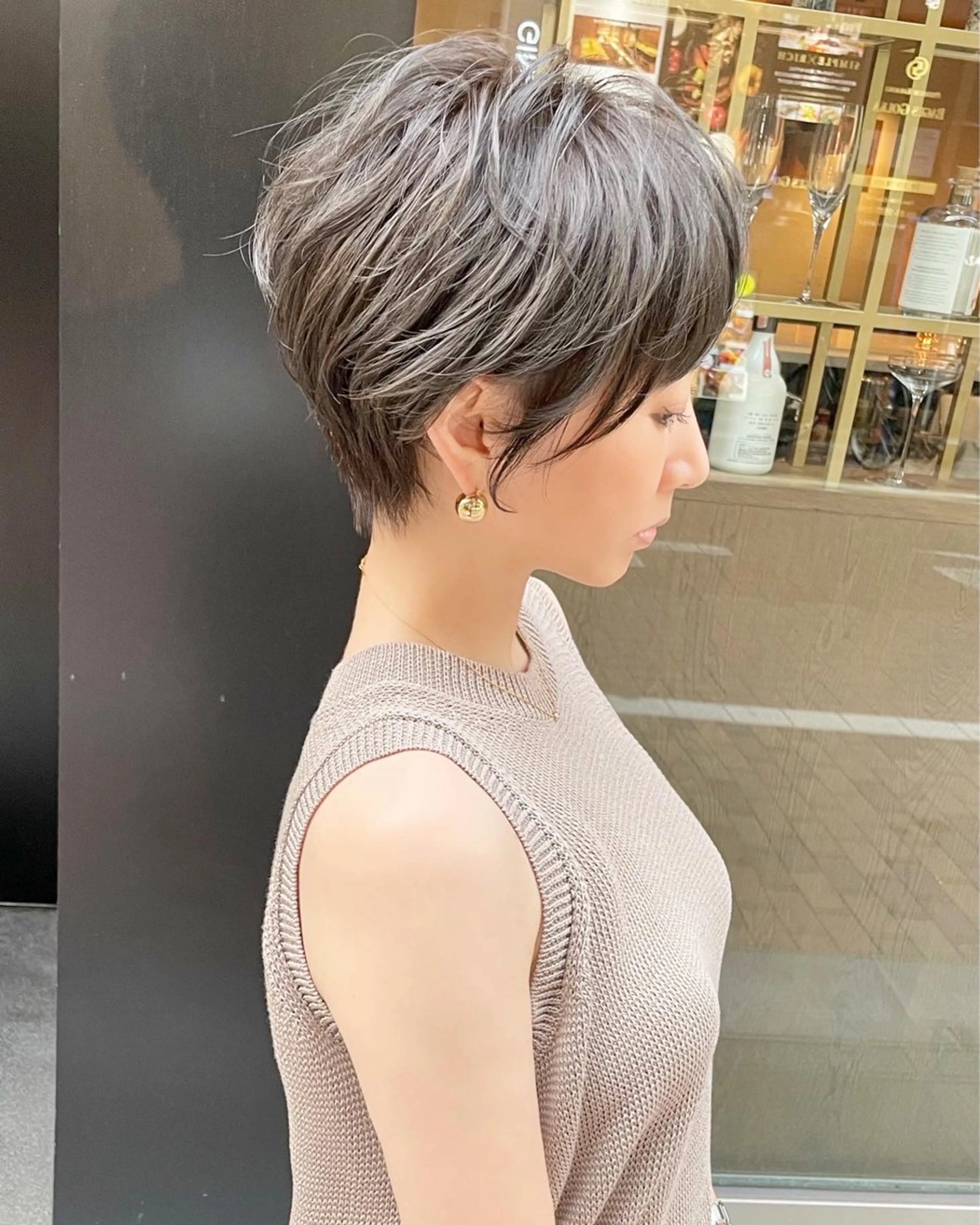 ショート おのだ あやなのヘアスタイル