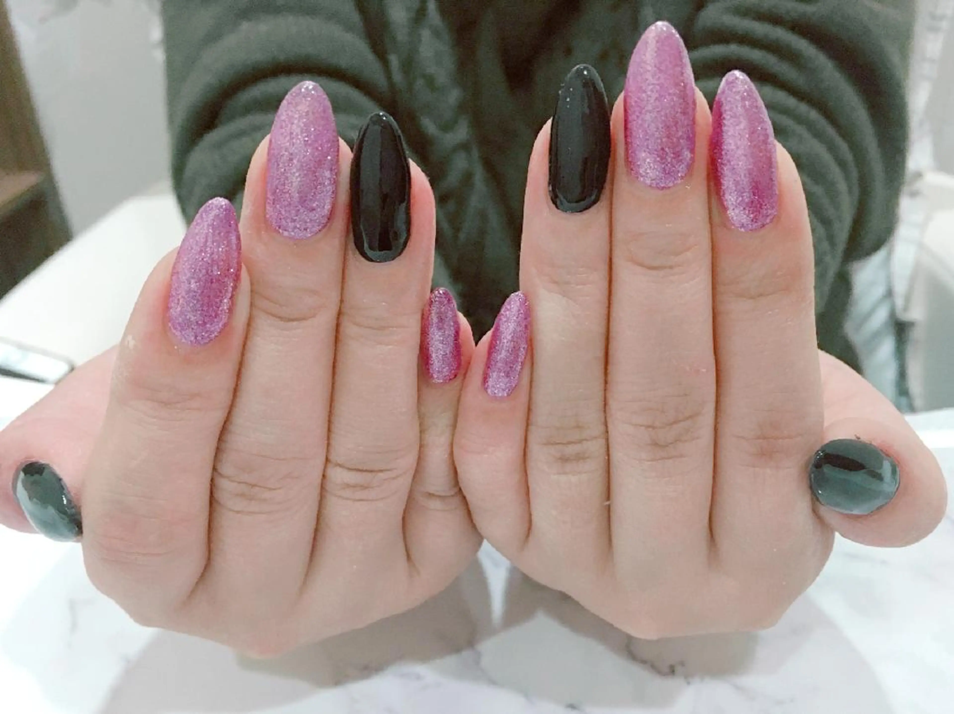ネイル 長さ出し フラワーネイル フットネイル ジェルネイル グラデーション ネイル＆フラワーサロン〜Ri✦hiro〜鳥栖店所属・HIRATA RIEのネイルデザイン