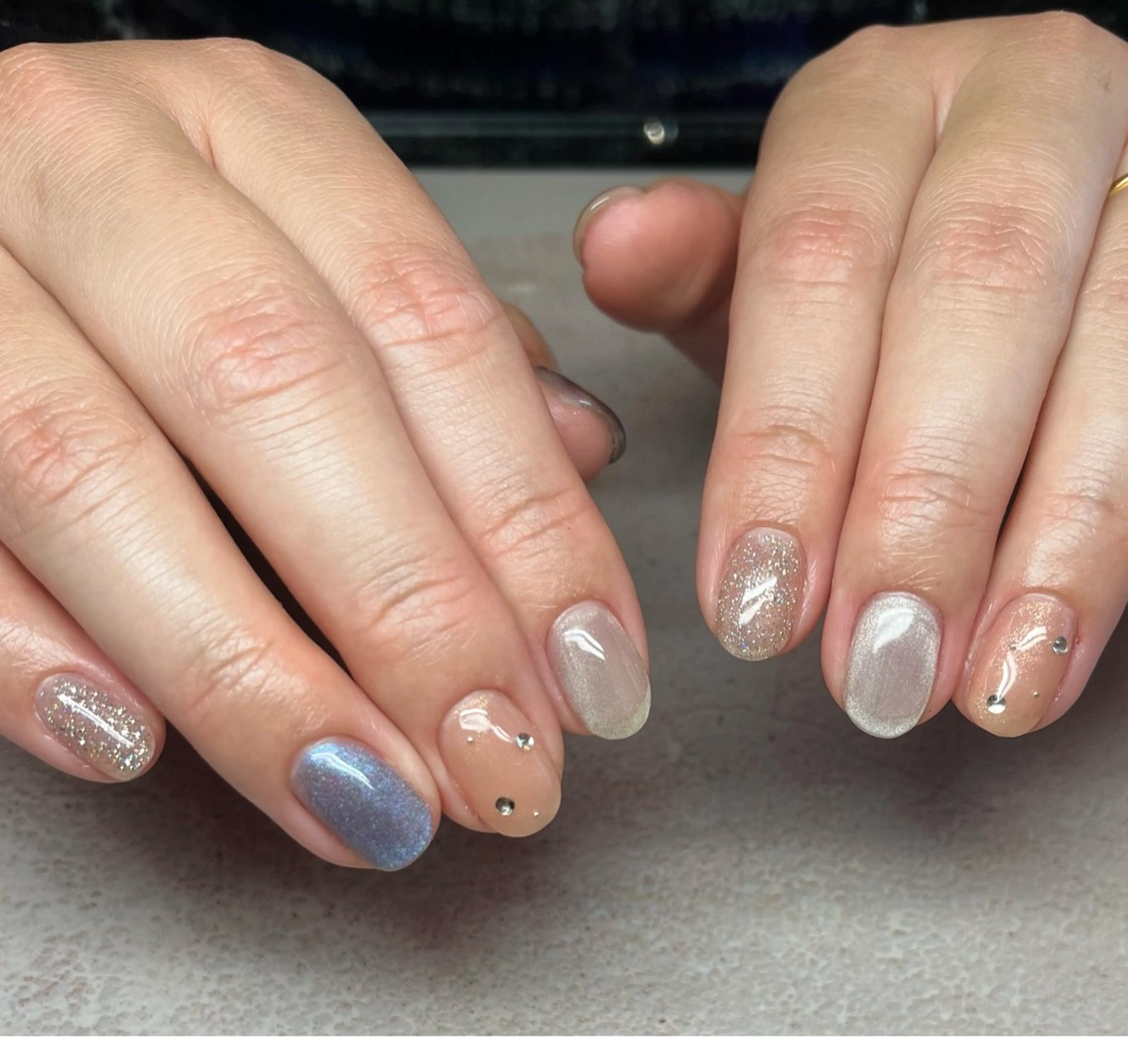 ネイル マグネットネイル ハンドネイル HazeGrass NAILのネイルデザイン