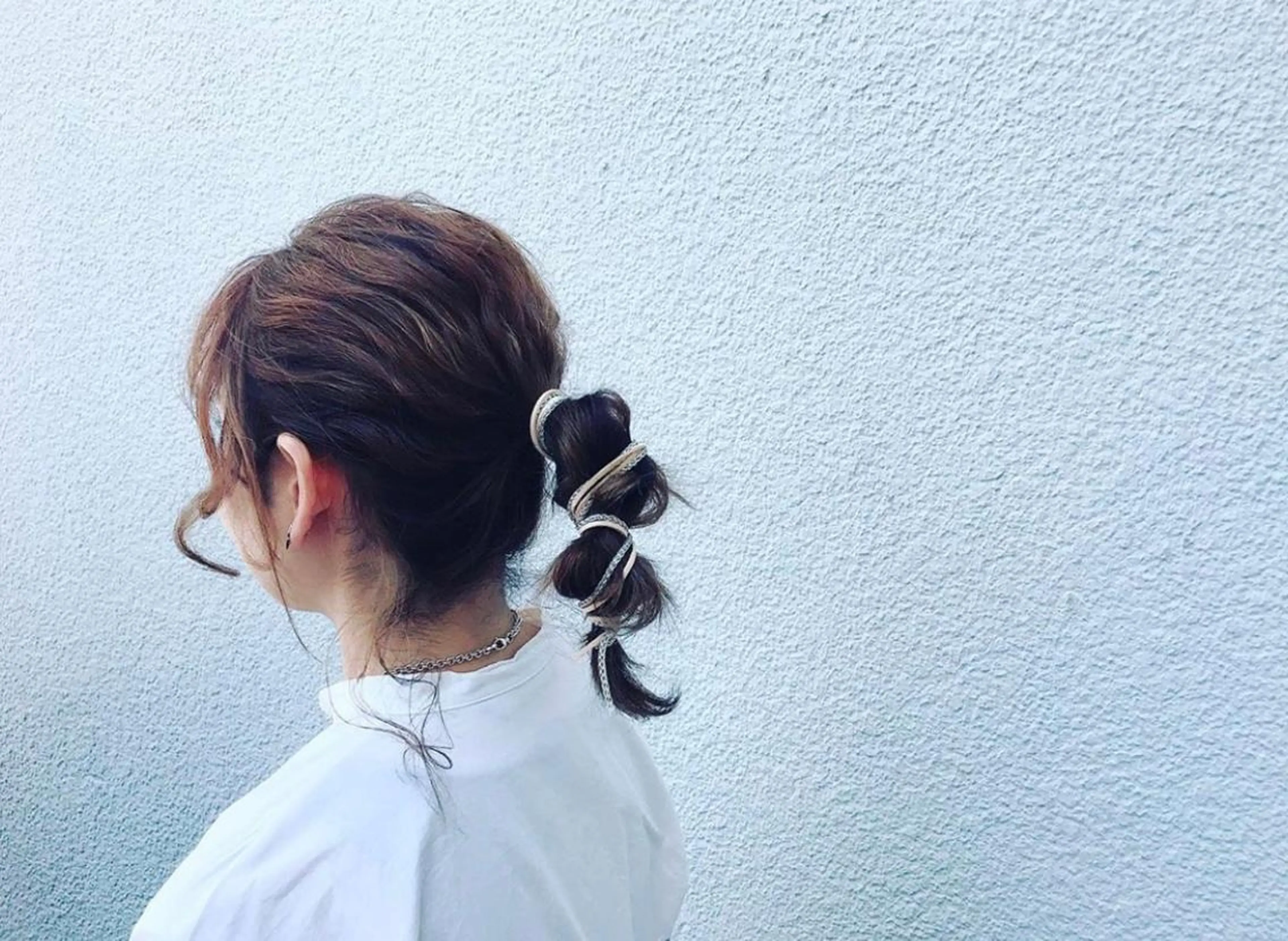セミロング ヘアアレンジ Rely 美空のヘアスタイル