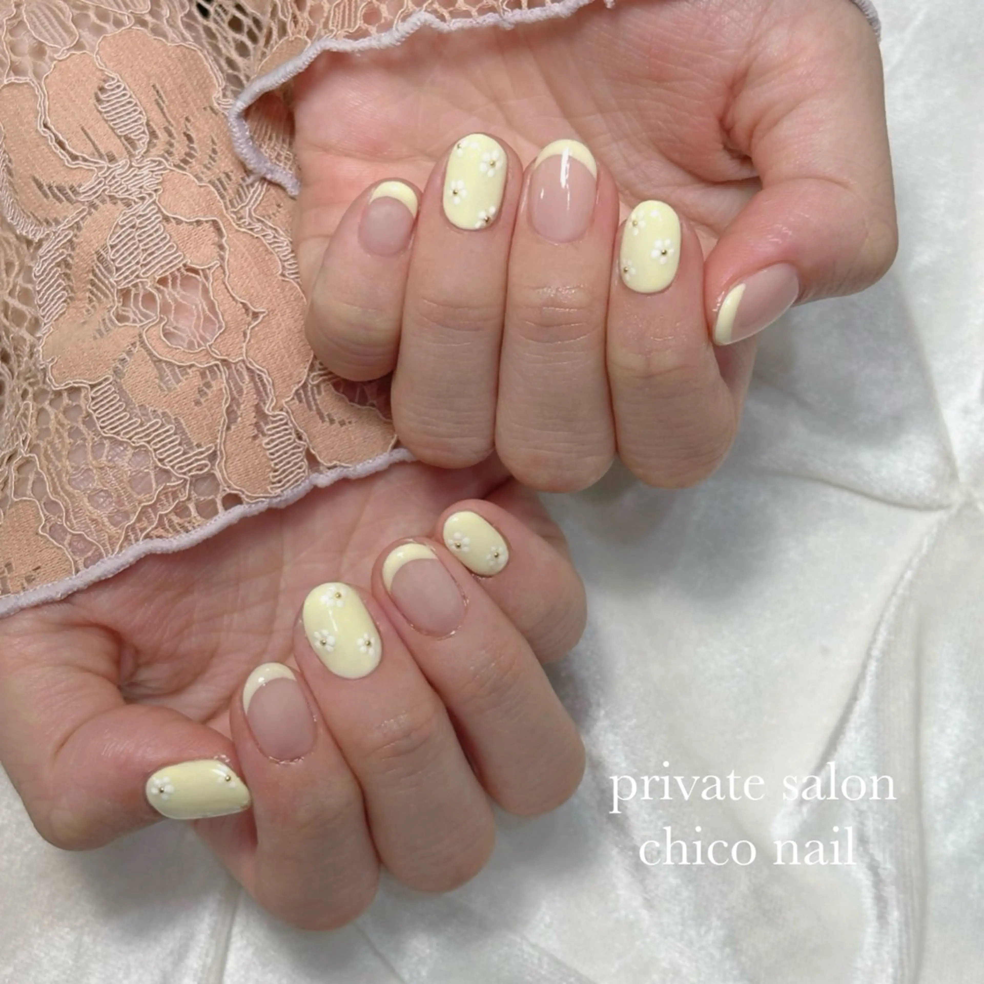 ショート ハンドネイル misa🌼 自由が丘のネイルデザイン
