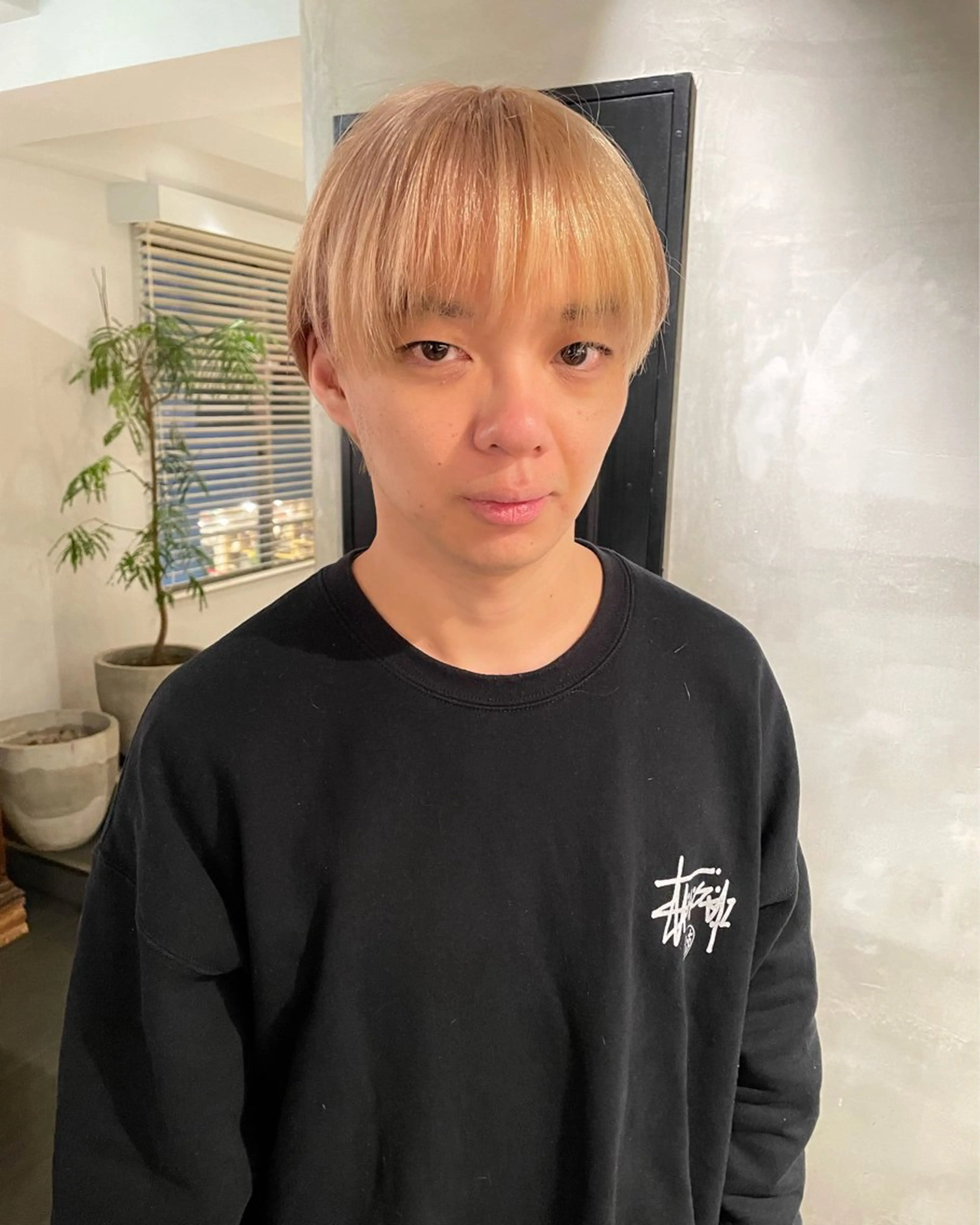 ショート カラー メンズ カット ヘアカラー トリートメント 優 作のヘアスタイル