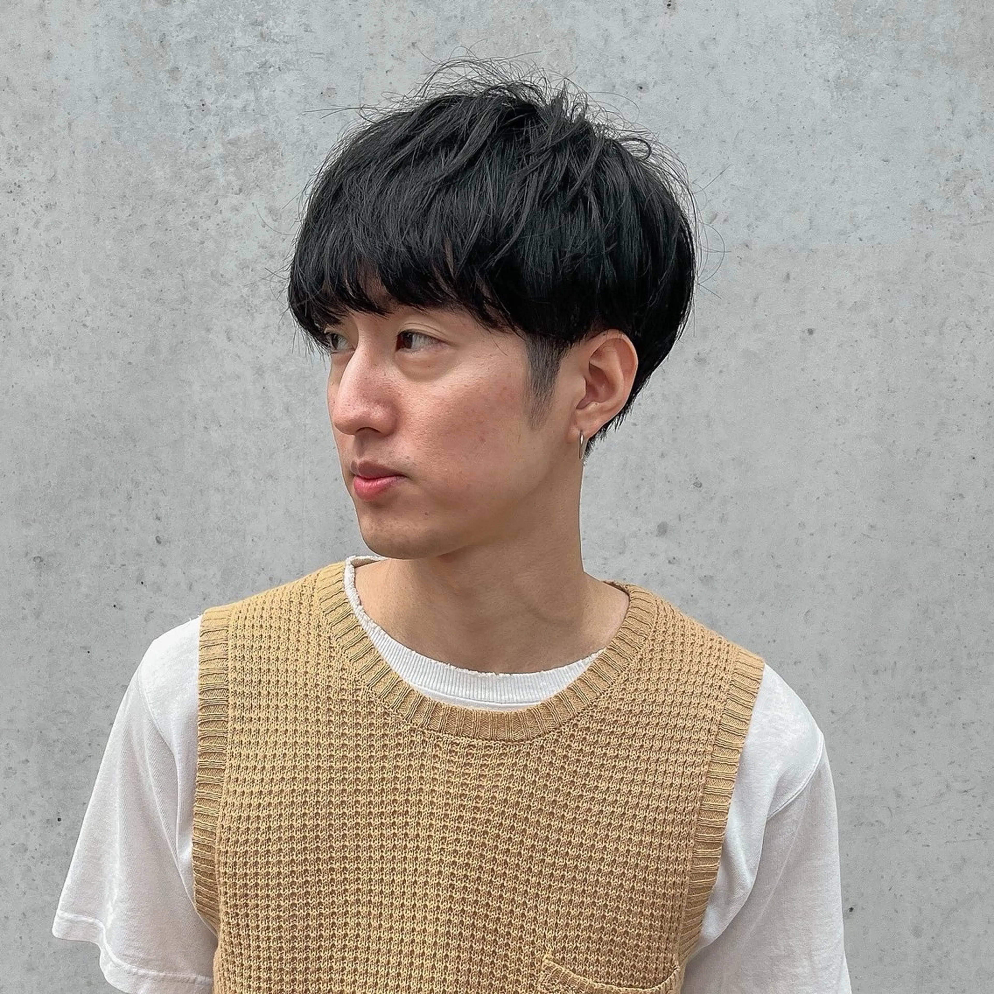 メンズ マッシュ カット 💇‍♂️キョウヤ パーマ特化💇‍♀️のヘアスタイル