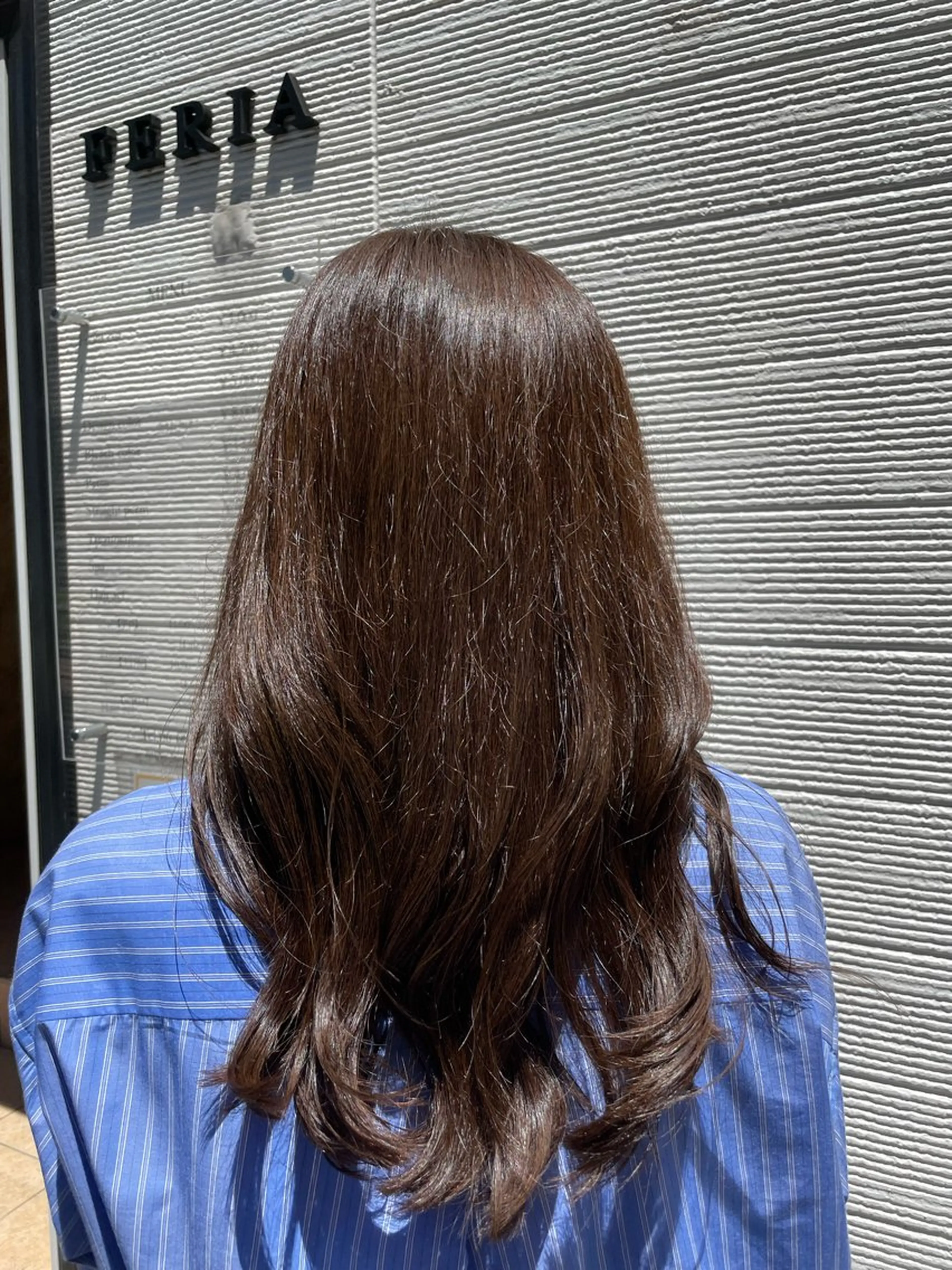 セミロング 💛FERIAあべの 永川さやか💛のヘアスタイル