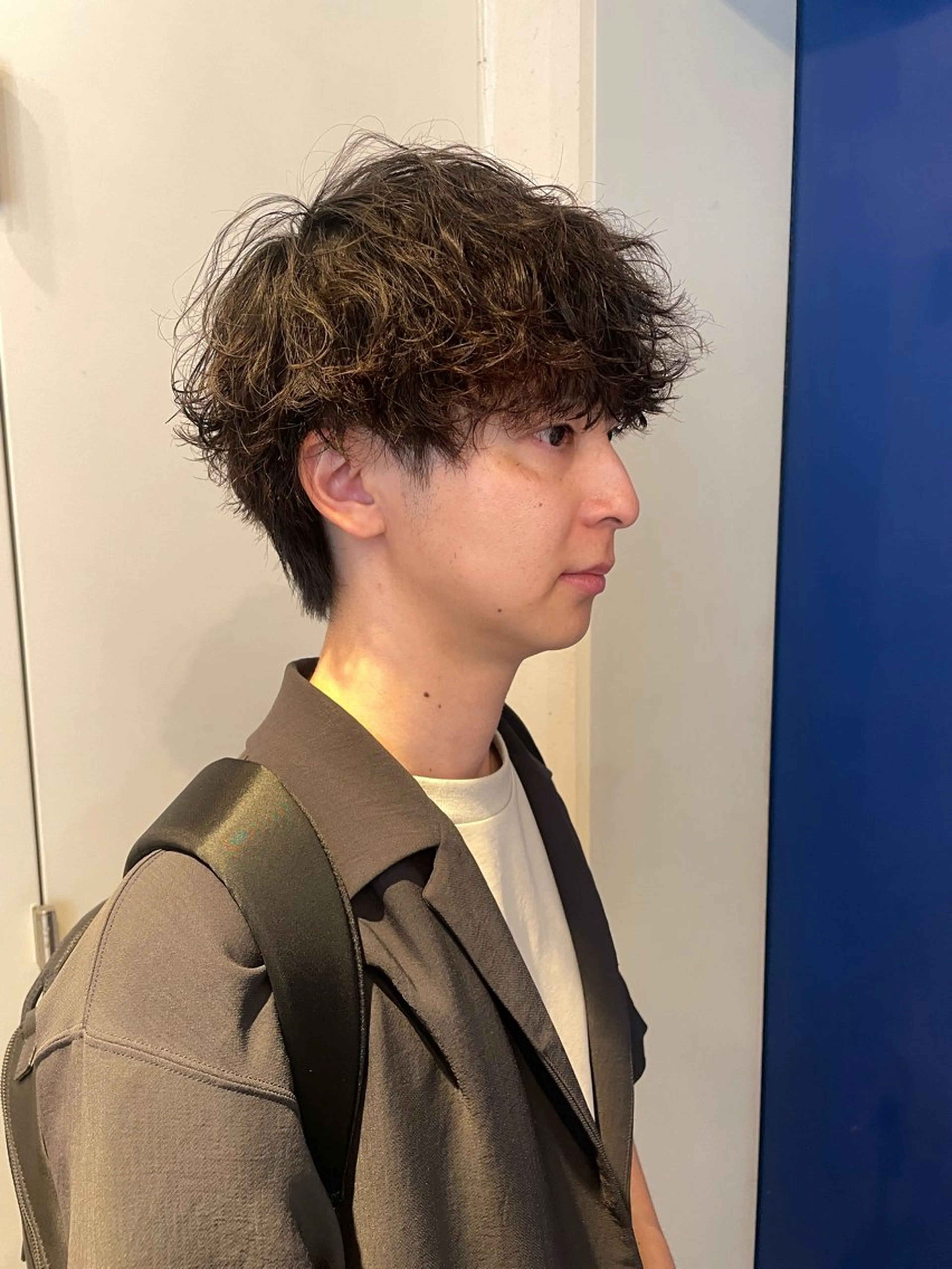 パーマ メンズ RIN／韓国ヘア レイヤーカットのヘアスタイル