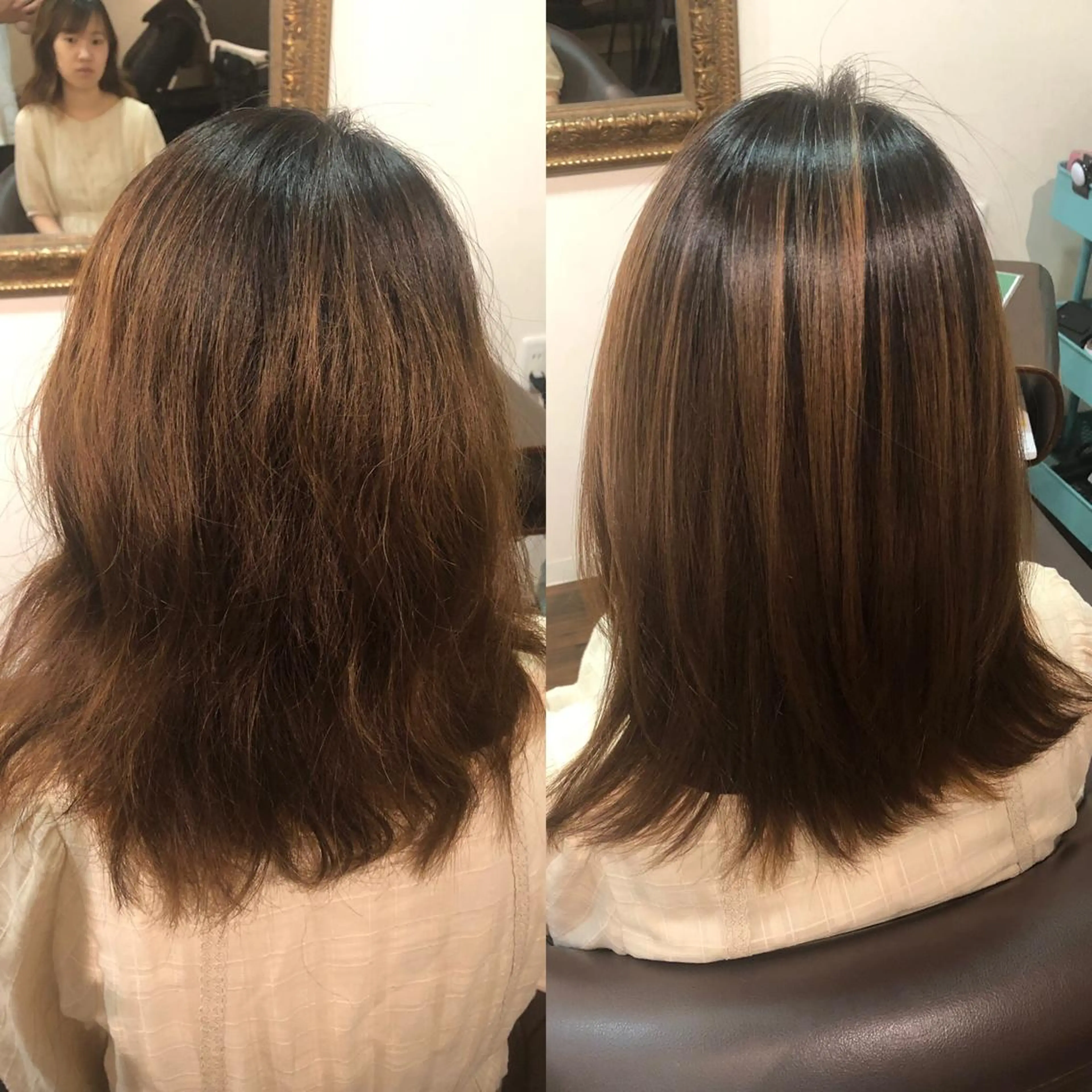 ミディアム 髪質改善 GLOSSY所属・坂本 直樹のヘアスタイル