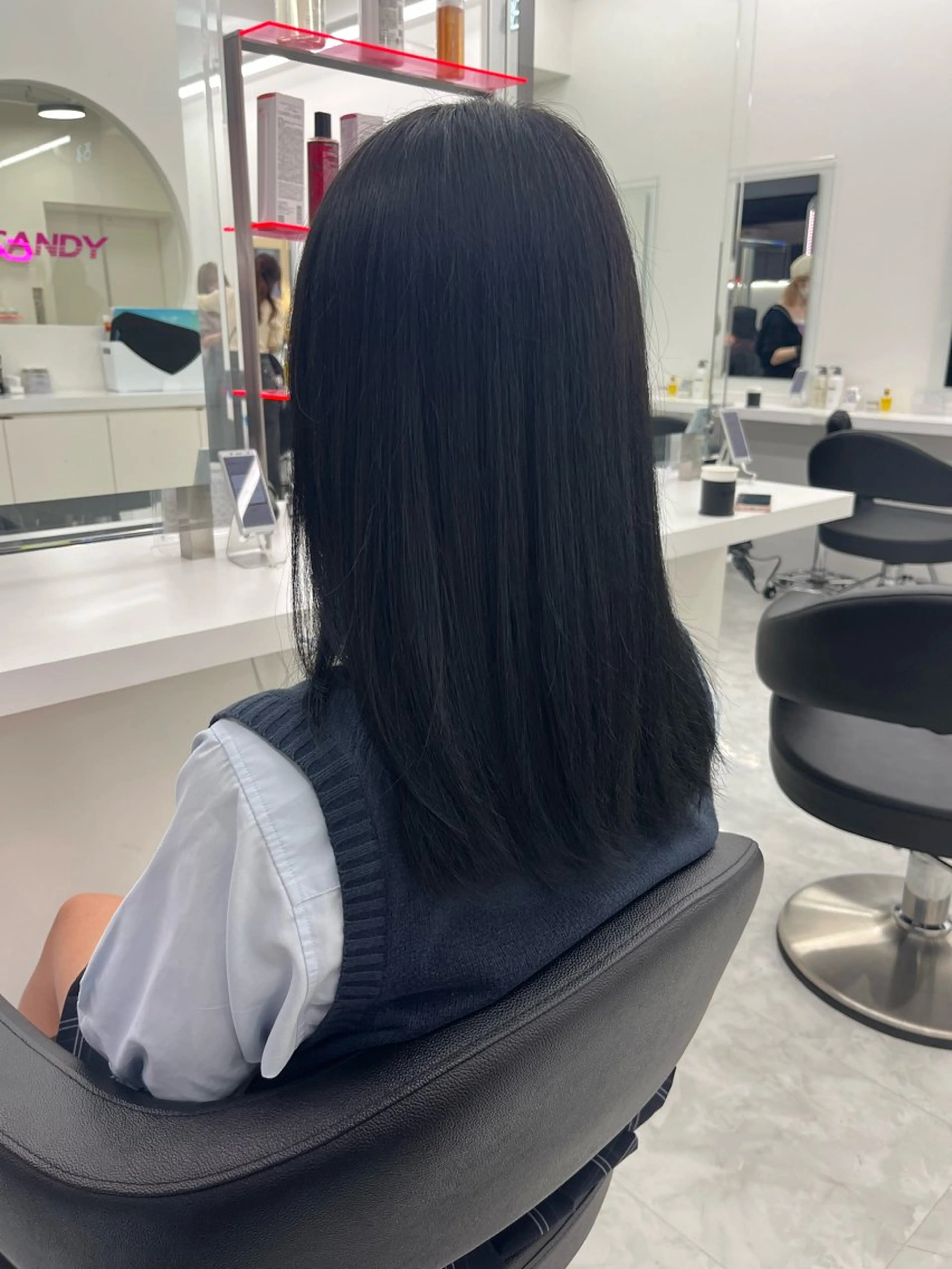 ロング カラー ダークグレー ダークグレージュ グレージュ 💖トレンド秋冬 カラー💖FUTAのヘアスタイル