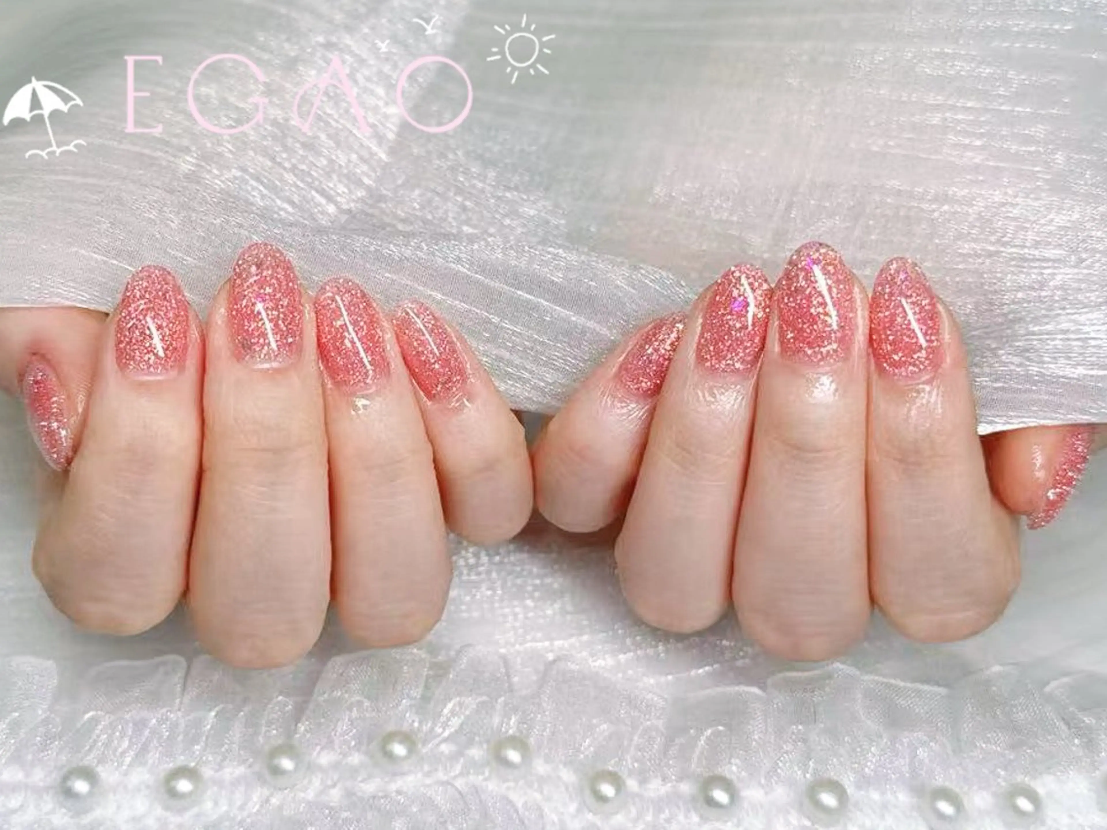 ネイル アートネイル フットネイル フレンチネイル ジェルネイル グラデーション ハンドネイル Egao Nail Salonのネイルデザイン