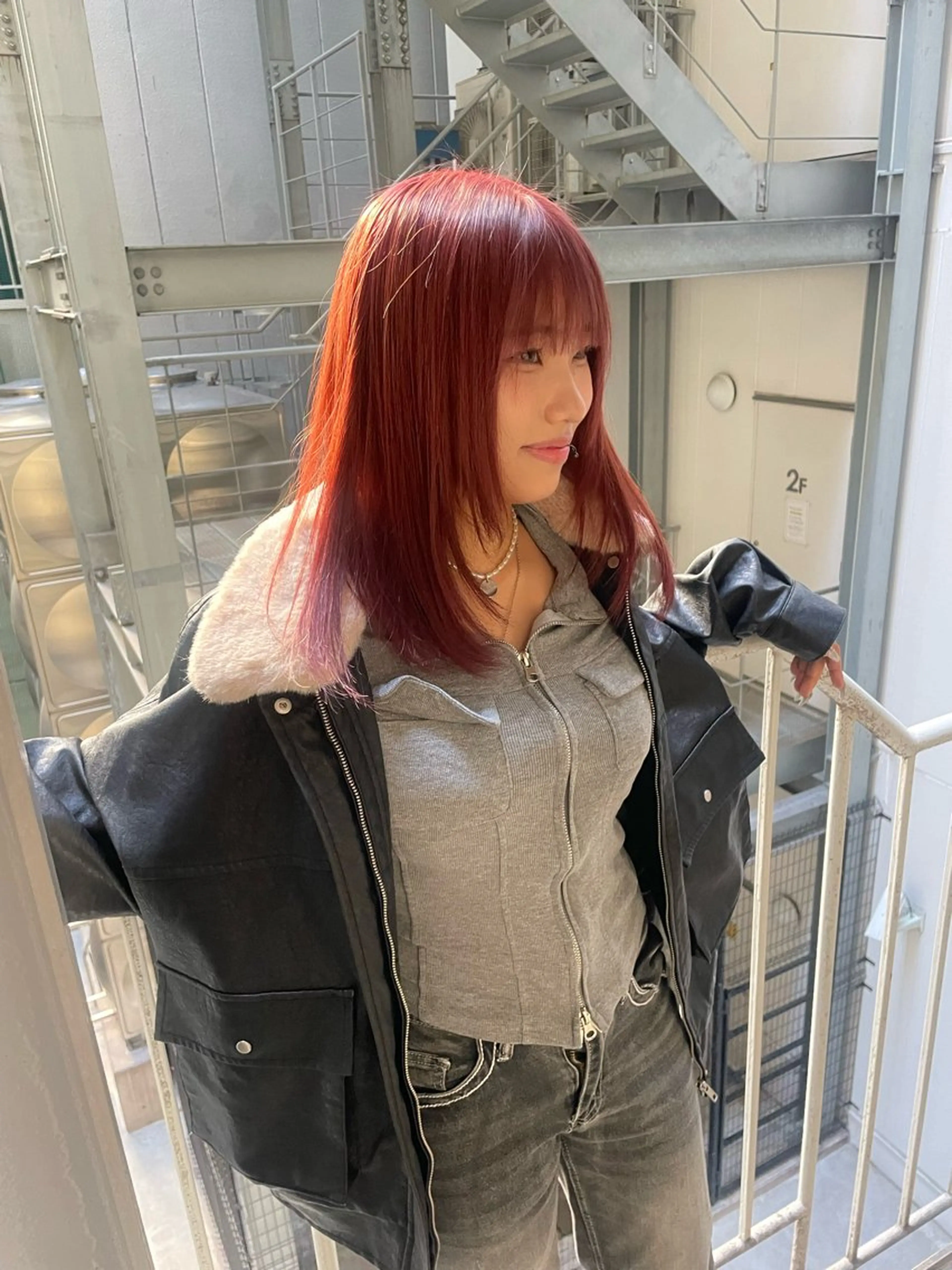 ミディアム カラー ミユル/ ブリーチカラー🎀✨のヘアスタイル