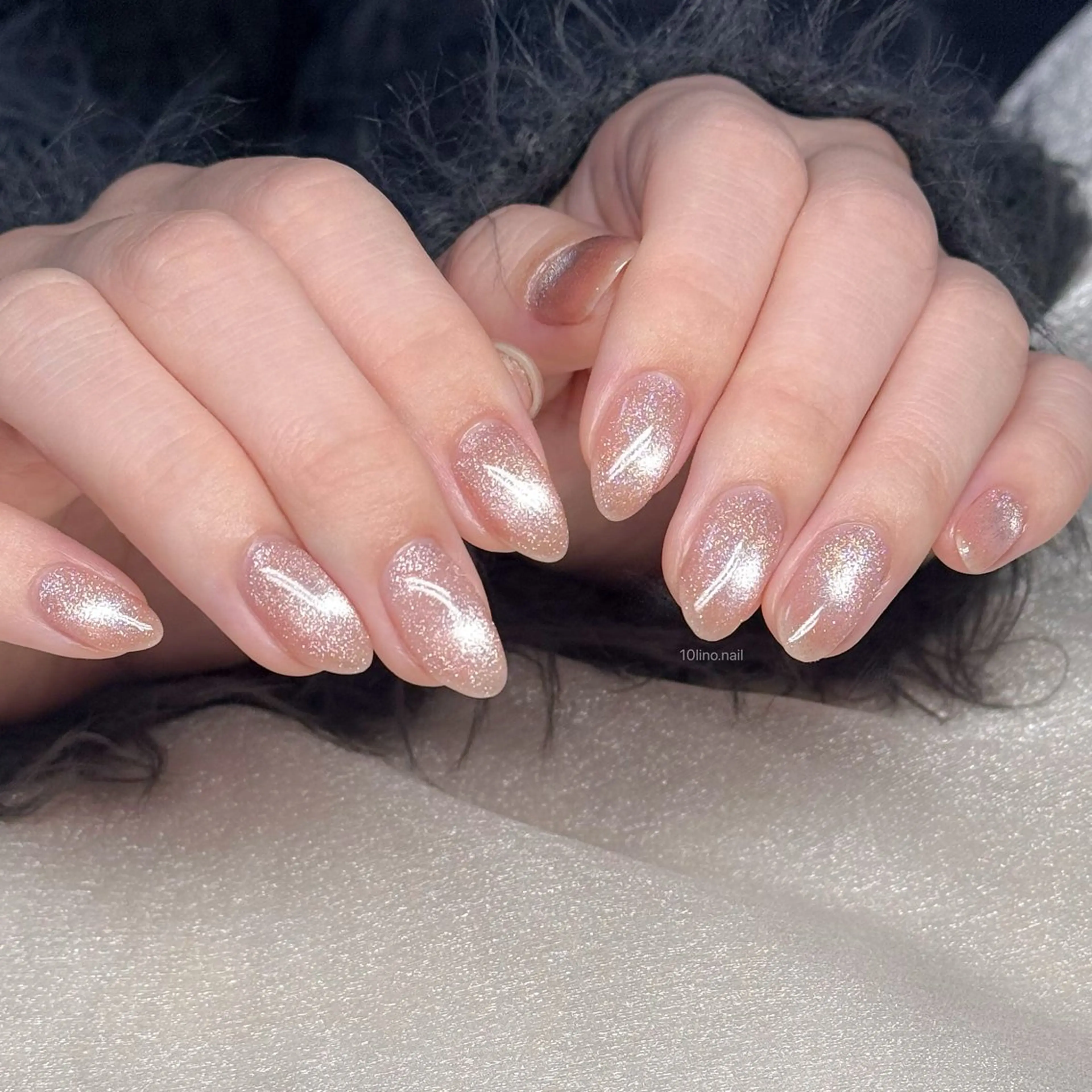 ネイル フラッシュネイル キラキラネイル マグネットネイル Mネイルbranch所属・Mネイル伏見 【TORINO】のネイルデザイン