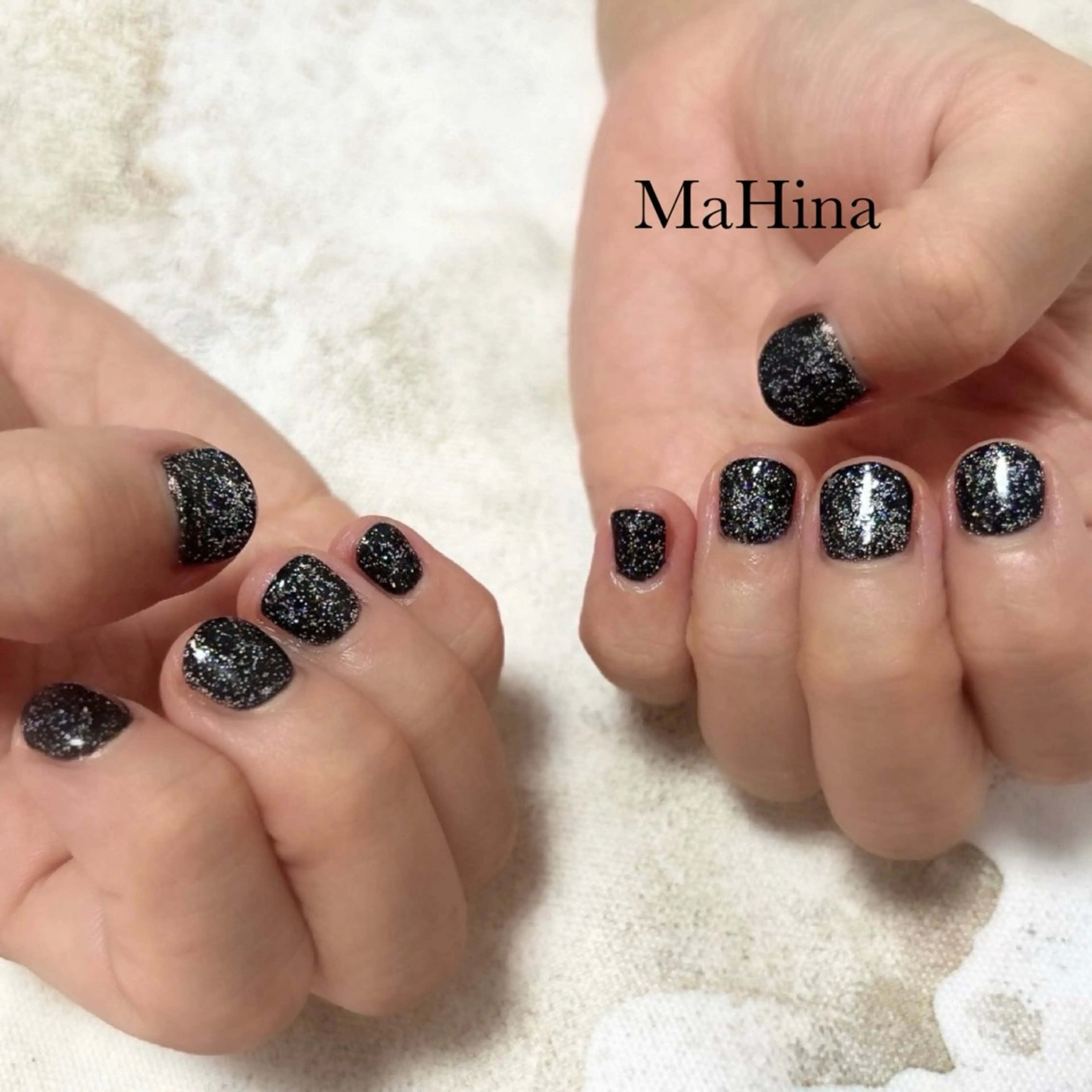 ネイル オーロラネイル ジェルネイル ラメ(グリッター) ワンカラーネイル ハンドネイル Healing Salon...MaHina(マヒナ)所属・MaHina🌙 salonのネイルデザイン