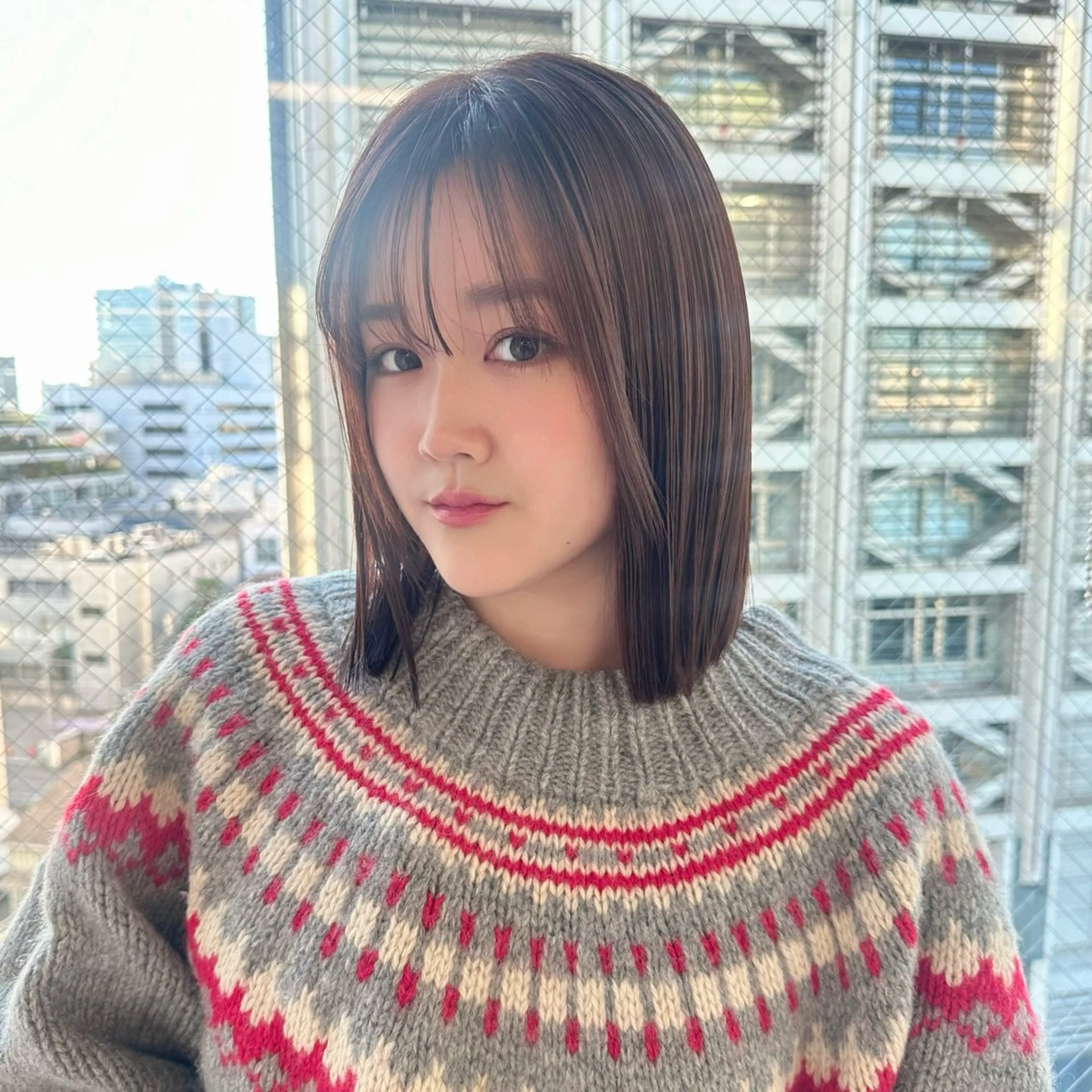 ミディアム カラー カット ヘアカラー トリートメント ブリーチなし/レイヤ ー特化🌈Tommyのヘアスタイル