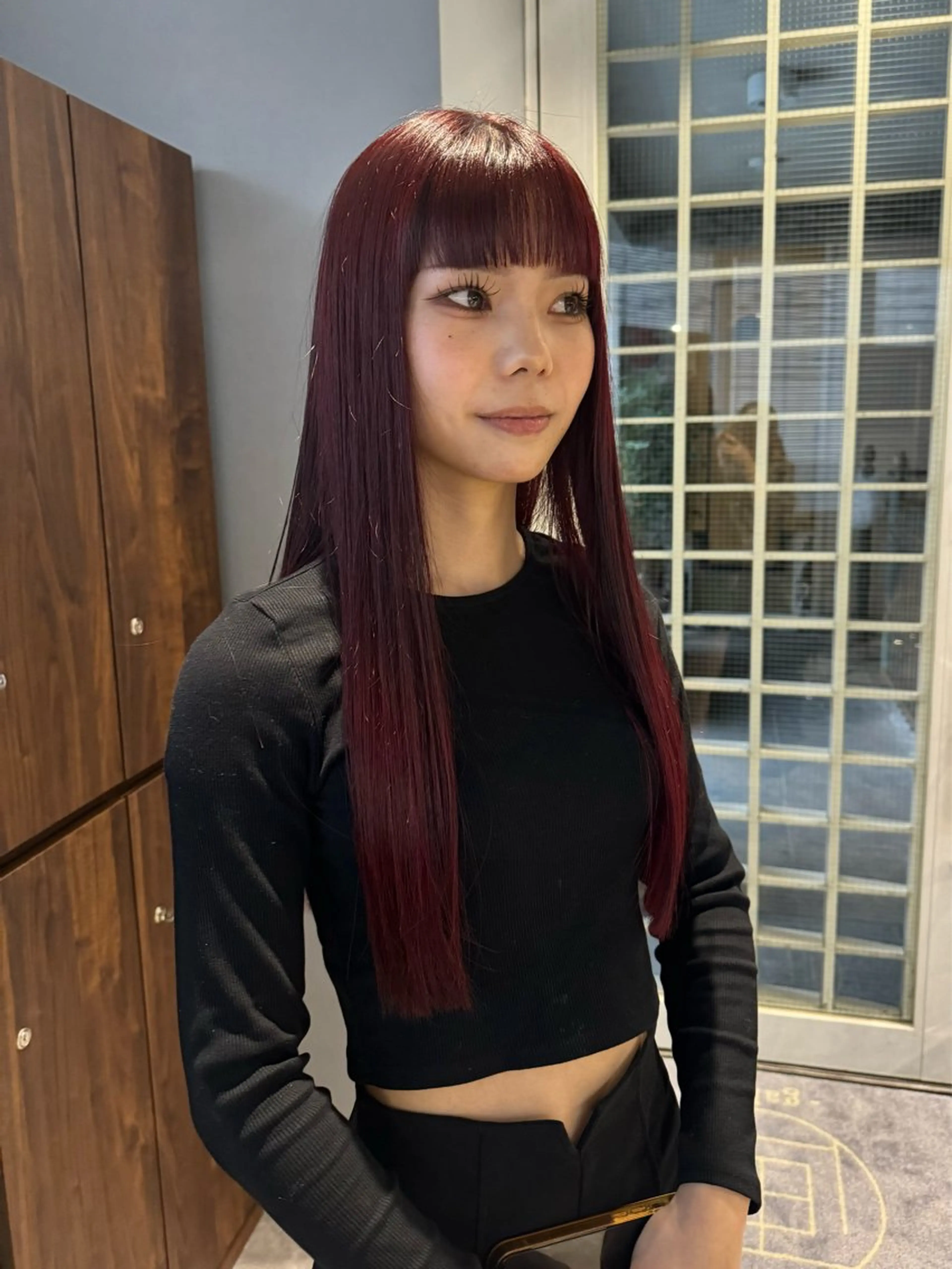 ロング カラー ブリーチ ブリーチなしカラー カット ヘアカラー トリートメント 画 kirikaのヘアスタイル