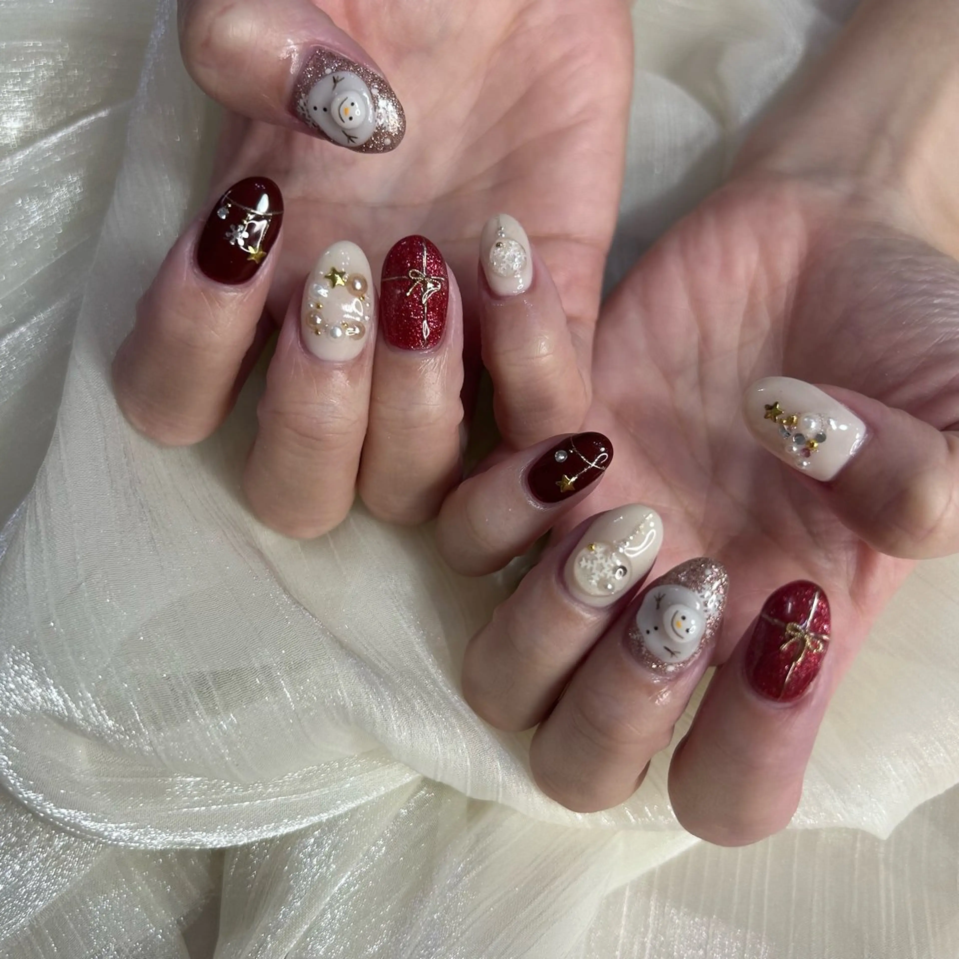 ネイル ハンドネイル 西岡 杏のネイルデザイン