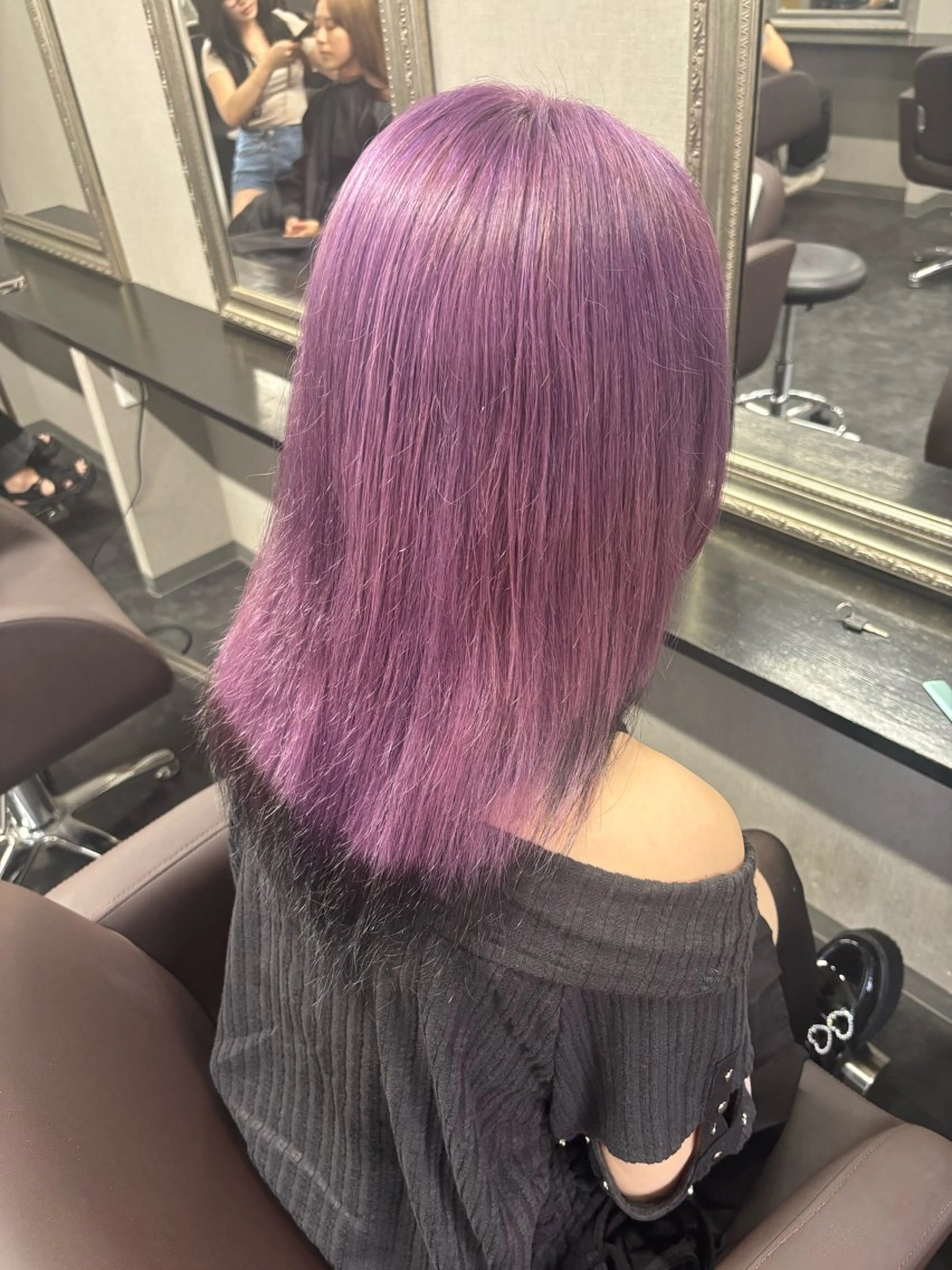 ミディアム カラー パーマ ヘアアレンジ メンズ キッズ ミディアムパーマ メンズバレイヤージュ アップバング センターパート メンズハイライト 🫧Selene SHOGO🫧のヘアスタイル