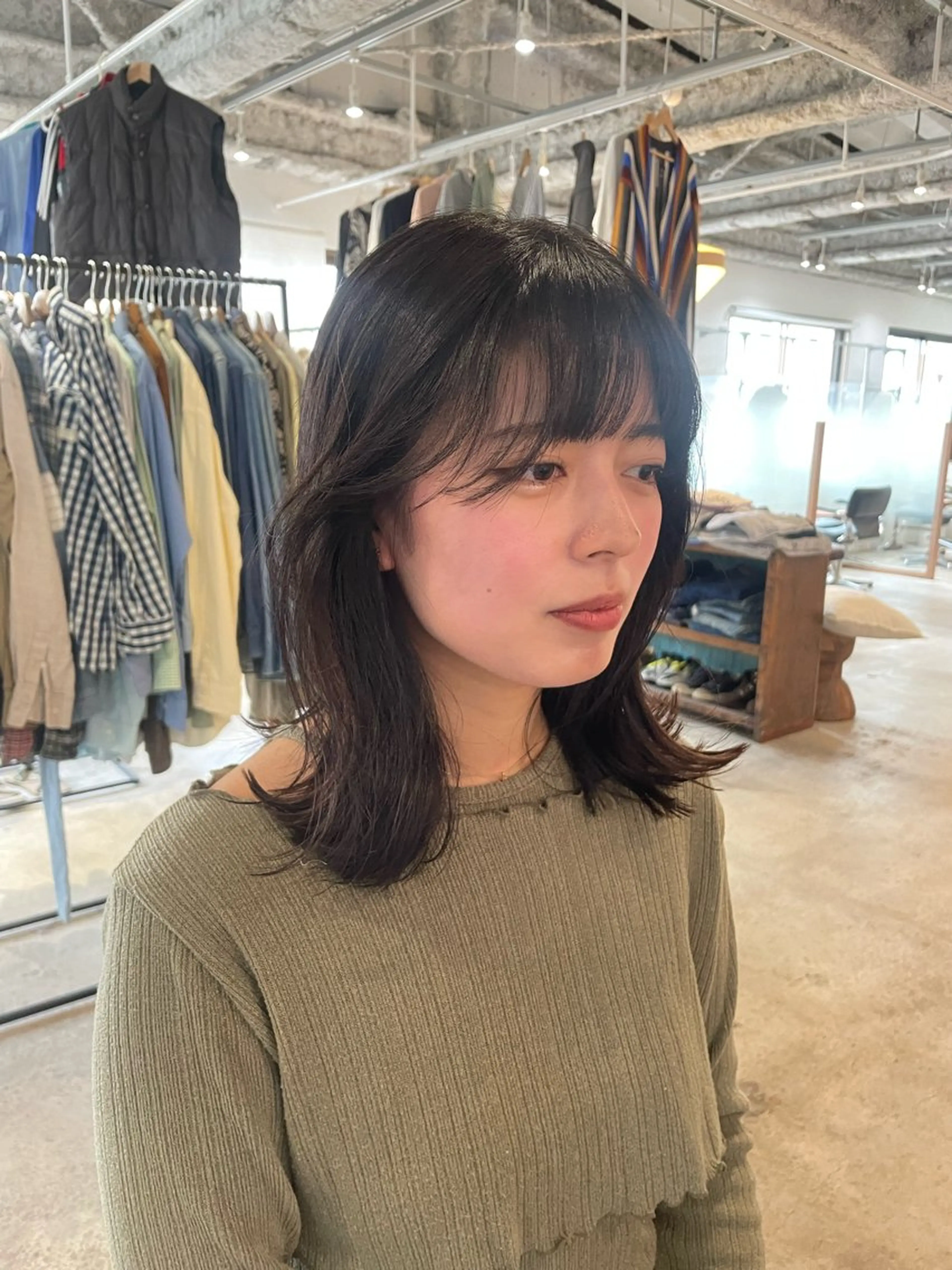 ミディアム カット 🤎ＹＵＵＫＡ🤎 ブリーチのヘアスタイル