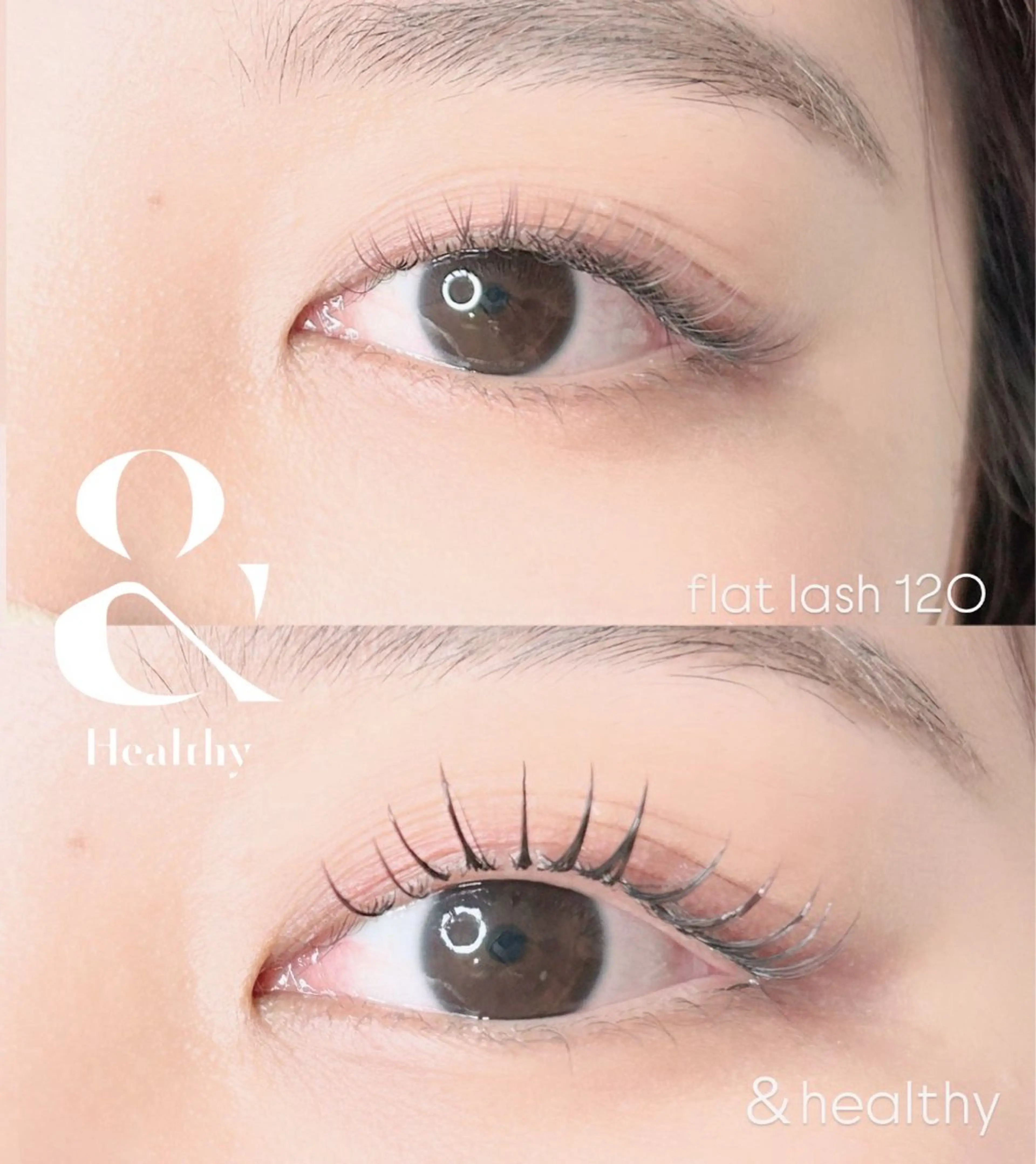自然なお目元に💫⭐︎＆healthy(エクステ+まつパ）120本🫧の写真